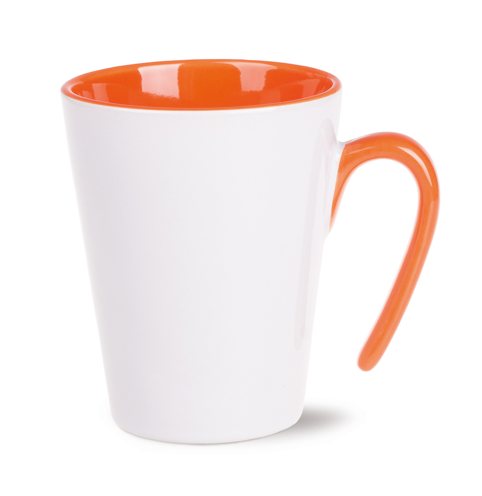 bb trading werbeartikel ag - Tasse Enya 270 ml mit farbiger Innenseite und Henkel