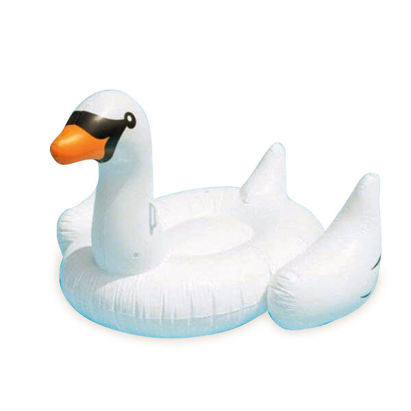 bb trading werbeartikel ag - Aufblasbarer Riesen-Schwan 0,25 mm PVC Ø 150 cm