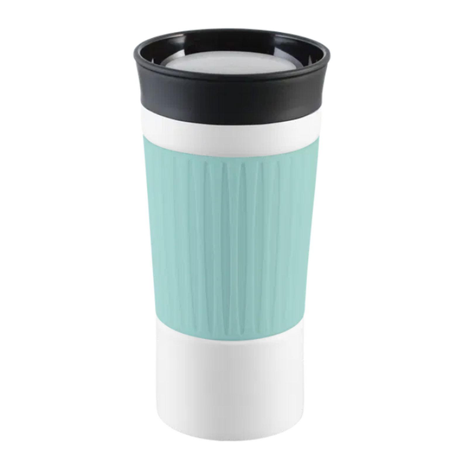 bb trading werbeartikel ag - Gobelet isolant 335 ml acier inoxydable/plastique/silicone double paroi