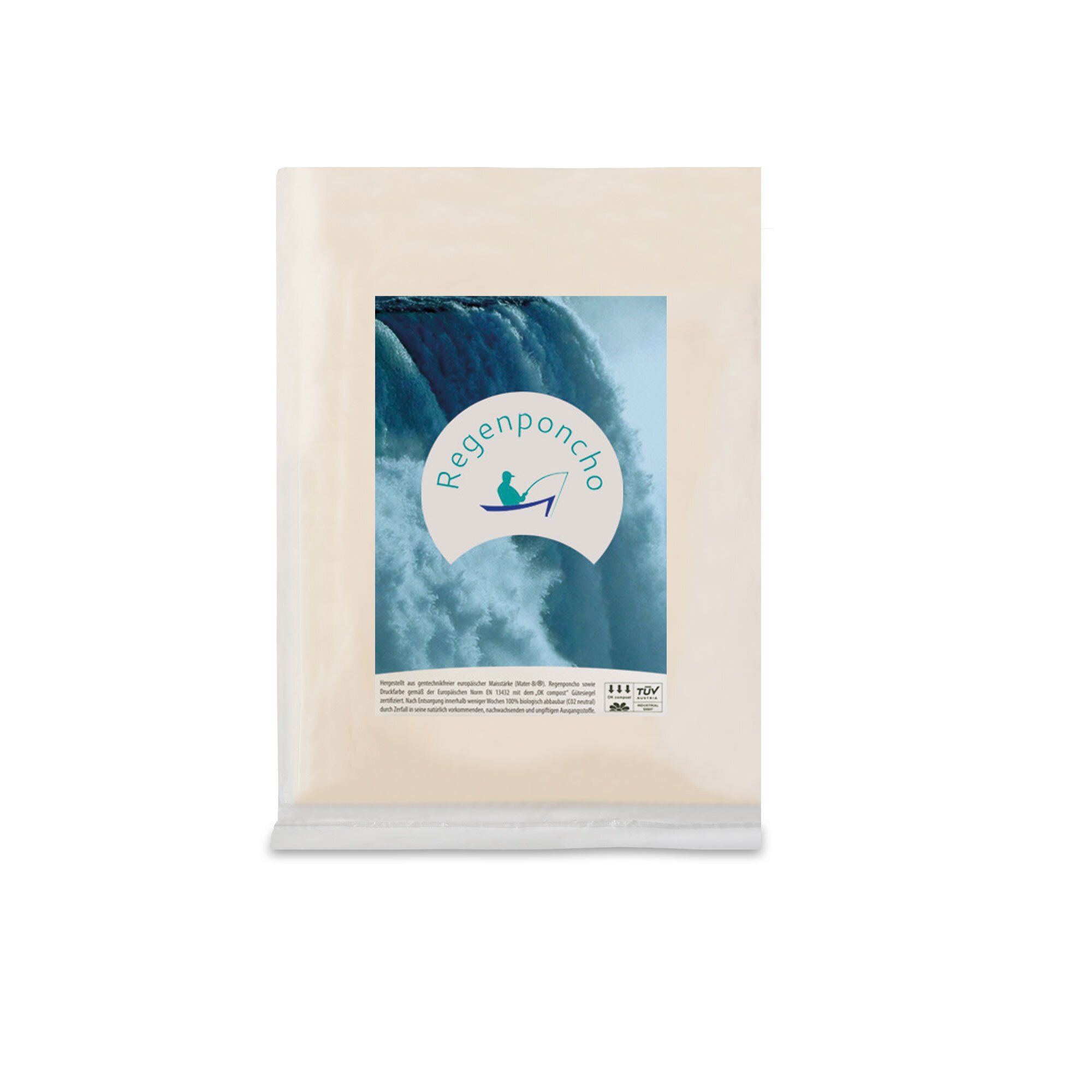 bb trading werbeartikel ag - Poncho de pluie en amidon de maïs 0,025 mm