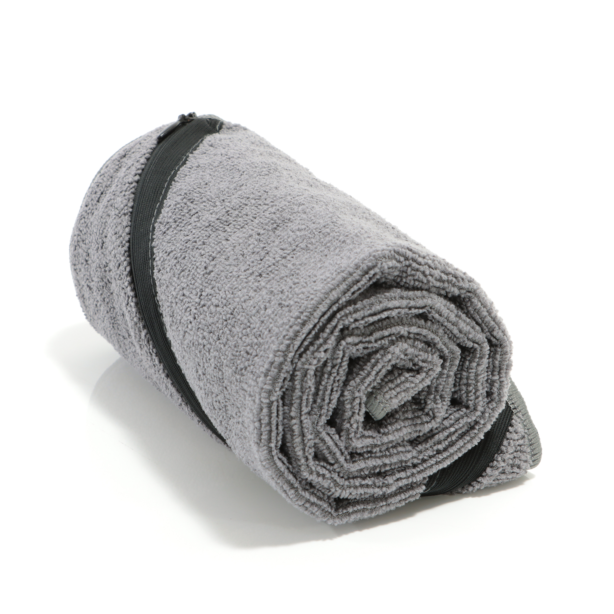 bb trading werbeartikel ag - Microfiber sports towel with zipper pocket 250 g/m²