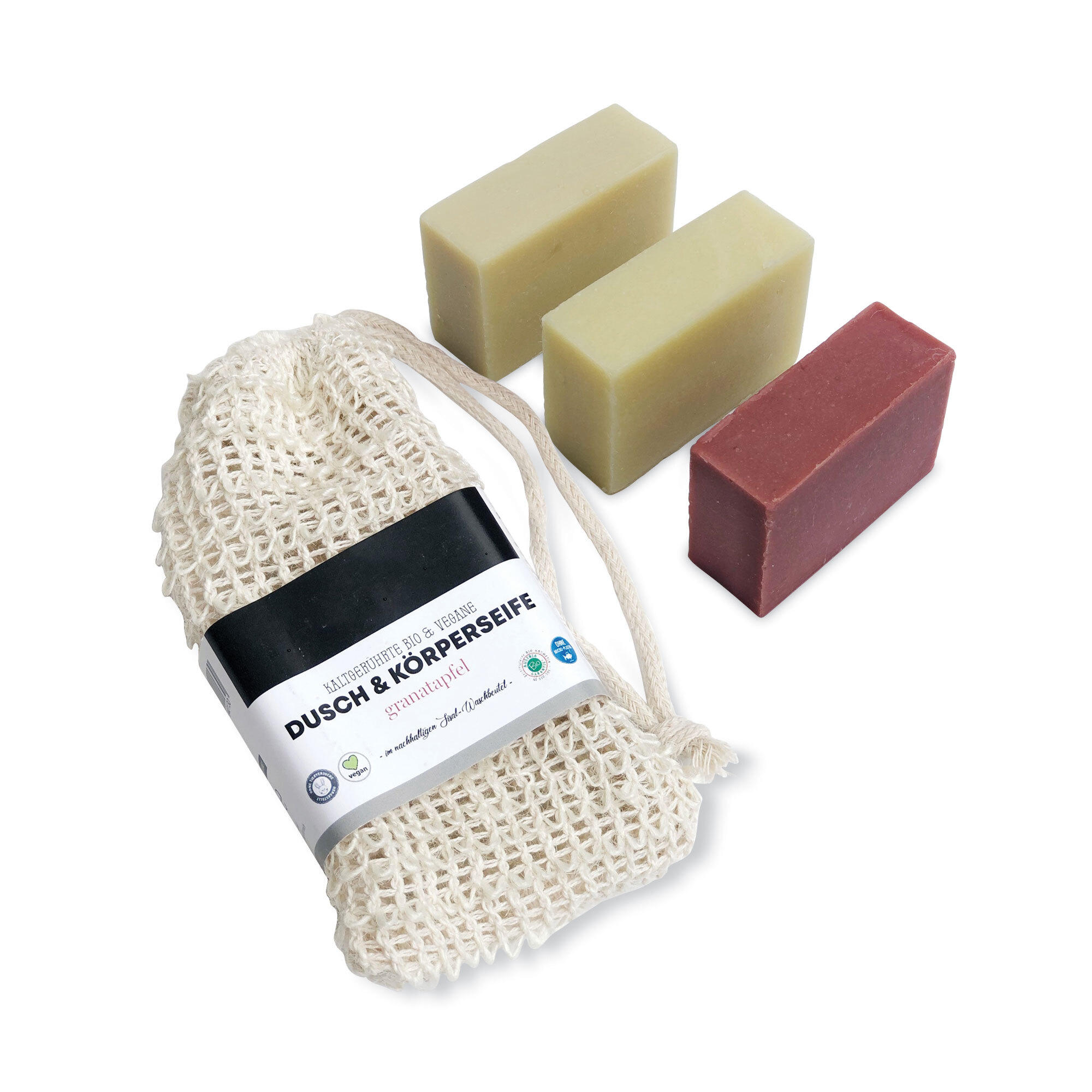 bb trading werbeartikel ag - Savon végétalien Nayeli en sachet 100 g Made in EU