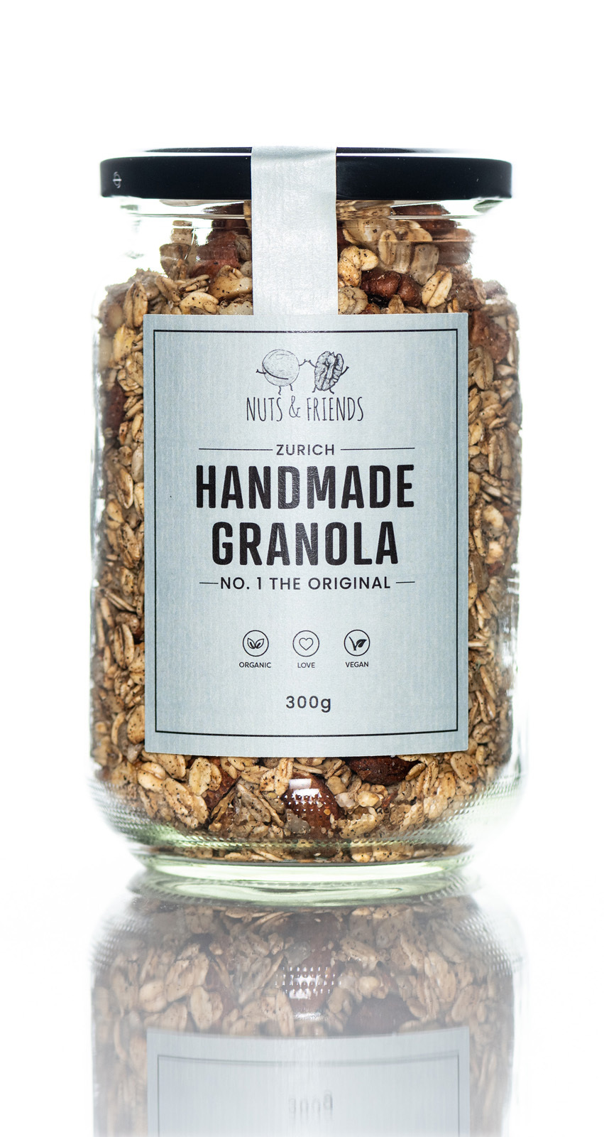 bb trading werbeartikel ag - Bio Swiss Made Granola in 7 Geschmäckern 5 Monate haltbar 300 g