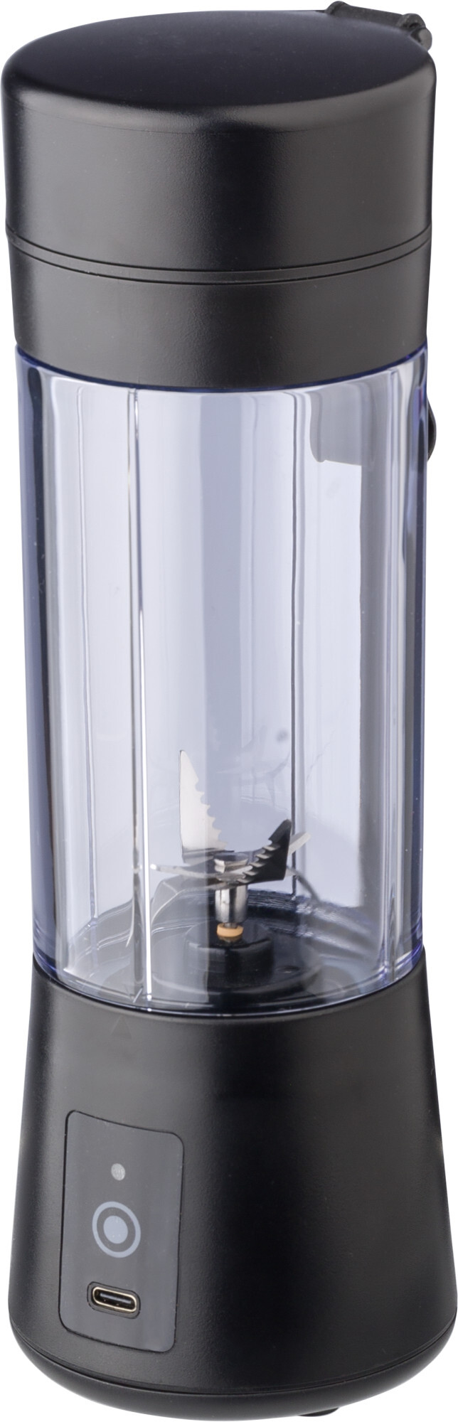 bb trading werbeartikel ag - Smoothie-Mixer Alfred mit USB-Ladekabel und Gummihenkel 320 ml