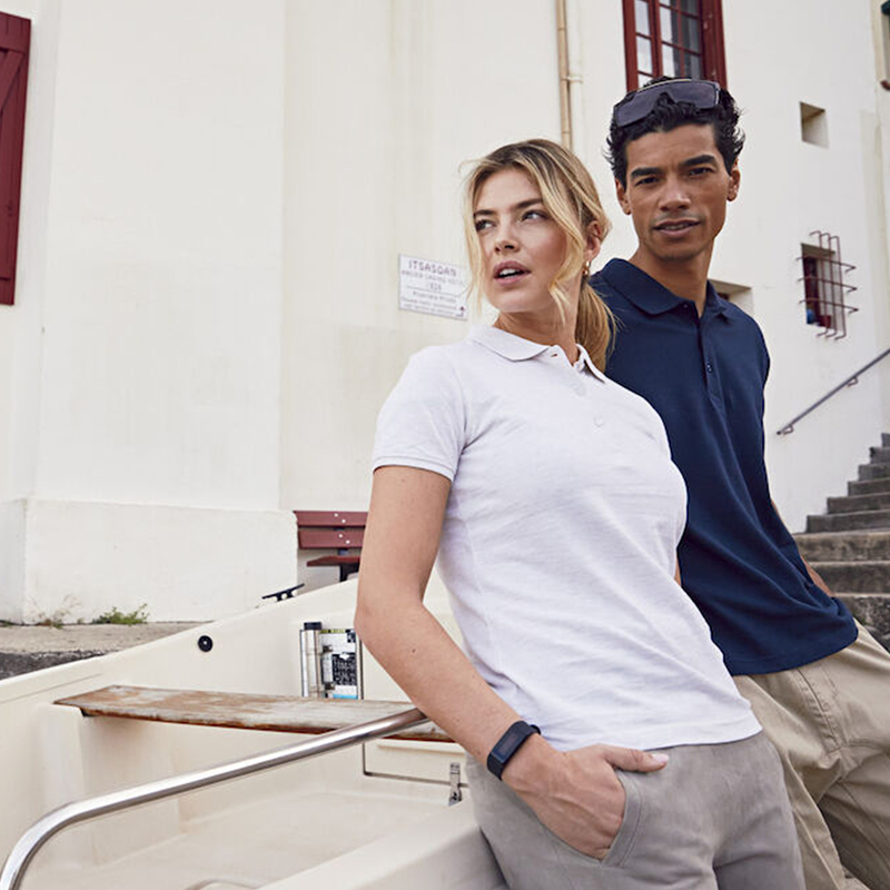 Clique Herren Poloshirt Classic Bio-Baumwolle 200 g/m2 mit Logo