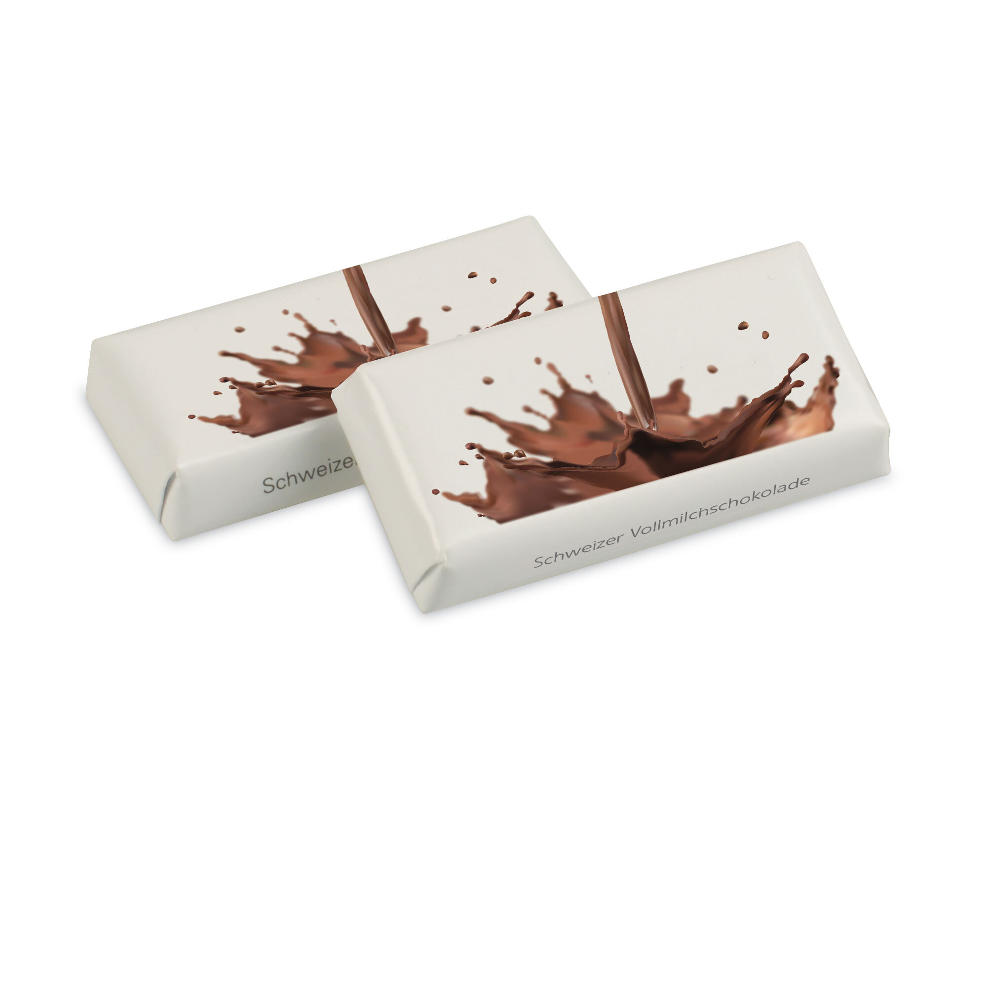 bb trading werbeartikel ag - Tablettes de chocolat suisse en papillote 4,5 g Swiss Made