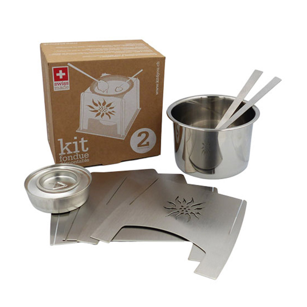 bb trading werbeartikel ag - Kit fondue 2 pièces Swiss Made