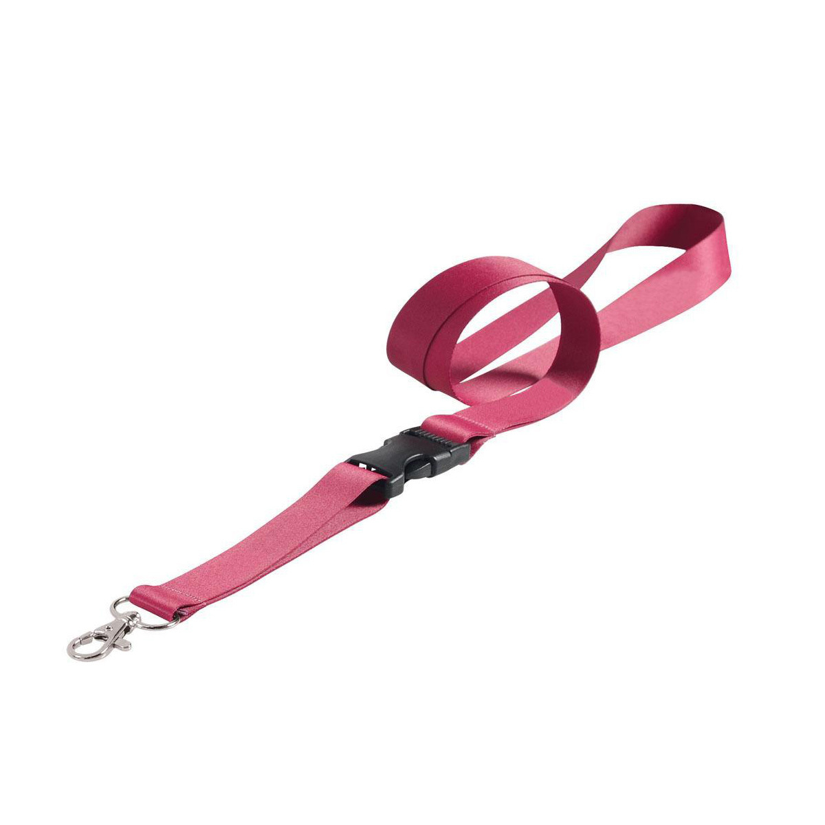 bb trading werbeartikel ag - Lanyard with separable buckle and snap hook Made in Europe available in 4 widths