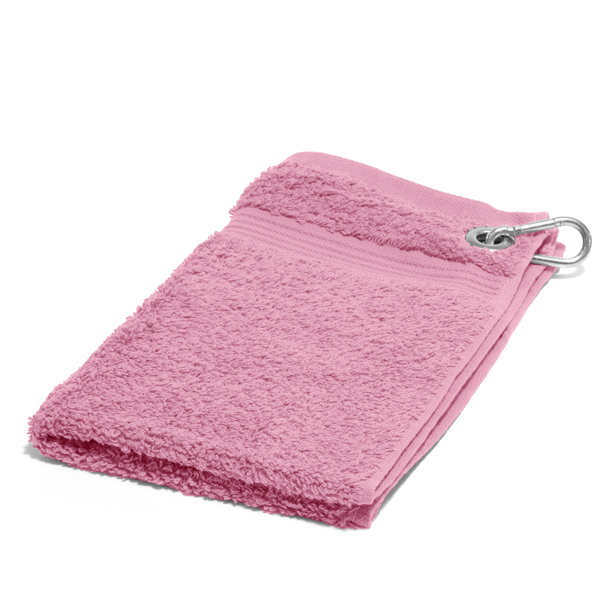 bb trading werbeartikel ag - Frottee Golftuch 30 x 50 cm Baumwolle 500 g/m² mit Karabinerhaken