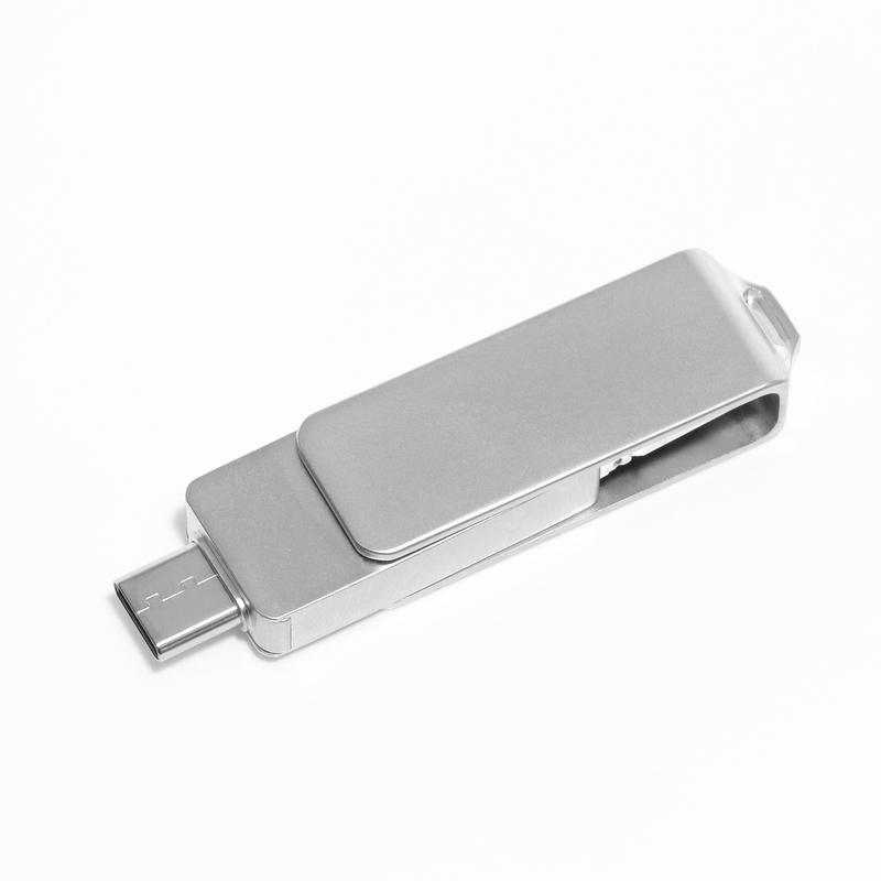 in1 USB Memory Stick Metall mit Typ C/Micro/Lightning 16 bis