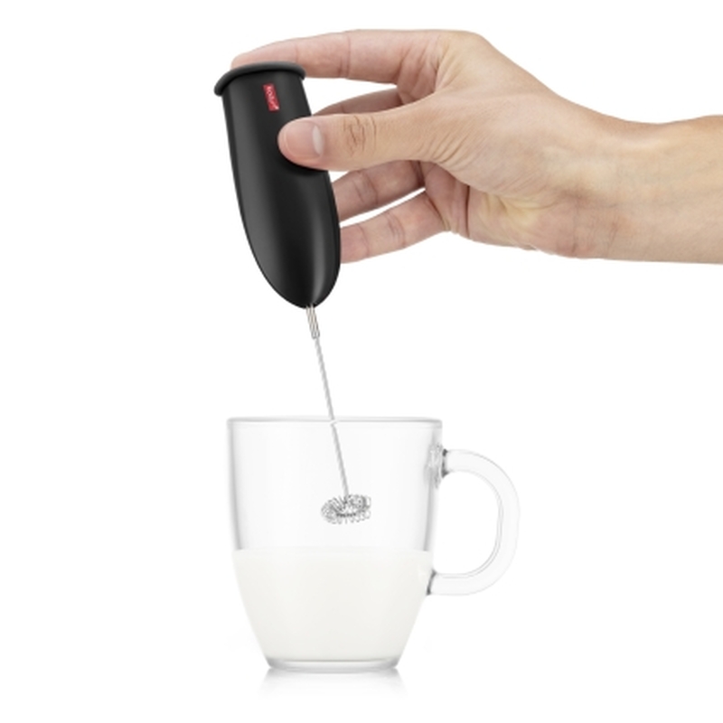 Bodum® Schiuma Milchschäumer manuell und batteriebetrieben mit Logo bedrucken