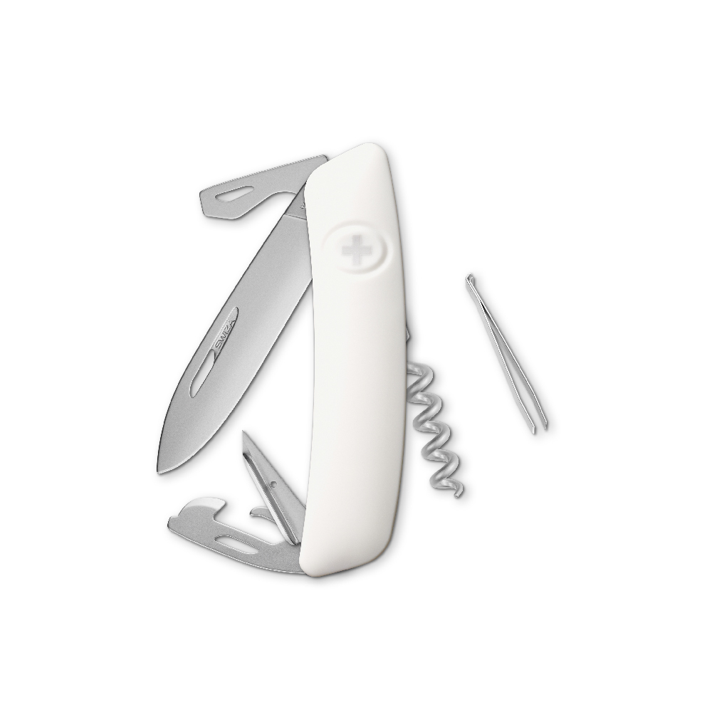 bb trading werbeartikel ag - Swiza Taschenmesser D03 mit 11 Funktionen Soft-Touch Oberfläche