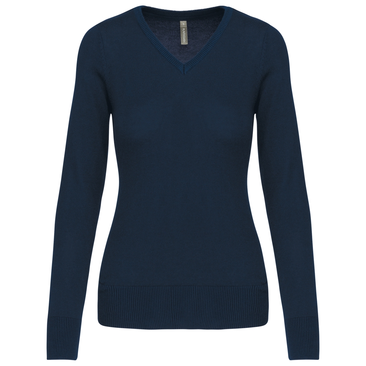 bb trading werbeartikel ag - Kariban Damen Pullover V-Ausschnitt Baumwolle/Acryl 290 g/m²