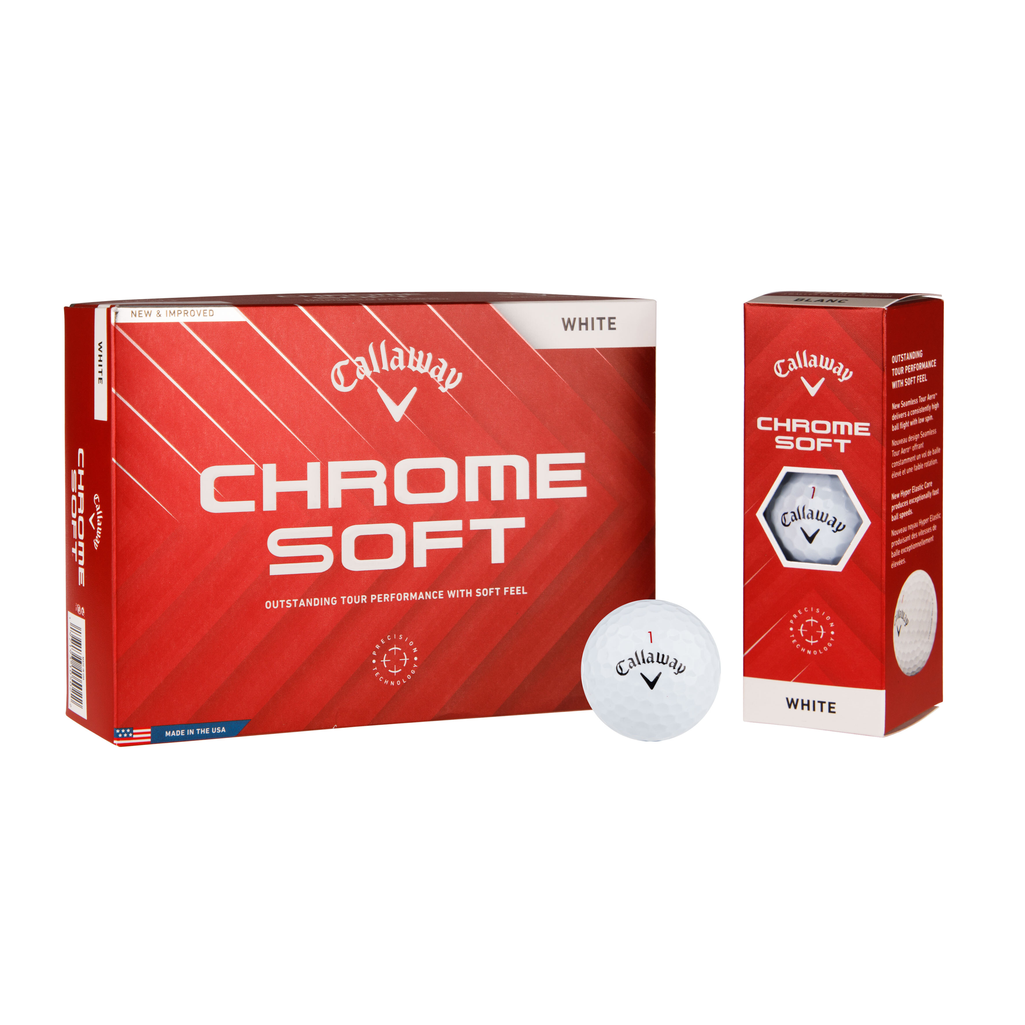 bb trading werbeartikel ag - Callaway Chrome Soft 3-Schichten Golfball