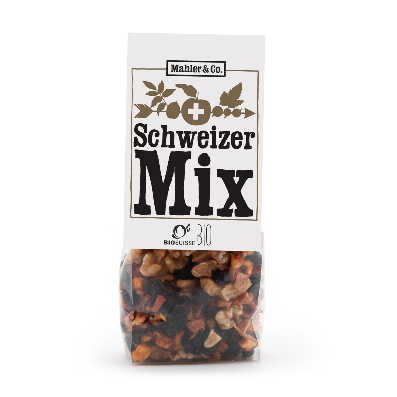 bb trading werbeartikel ag - Mahler&Co. Bio Schweizer Mix avec noix et fruits 100 g