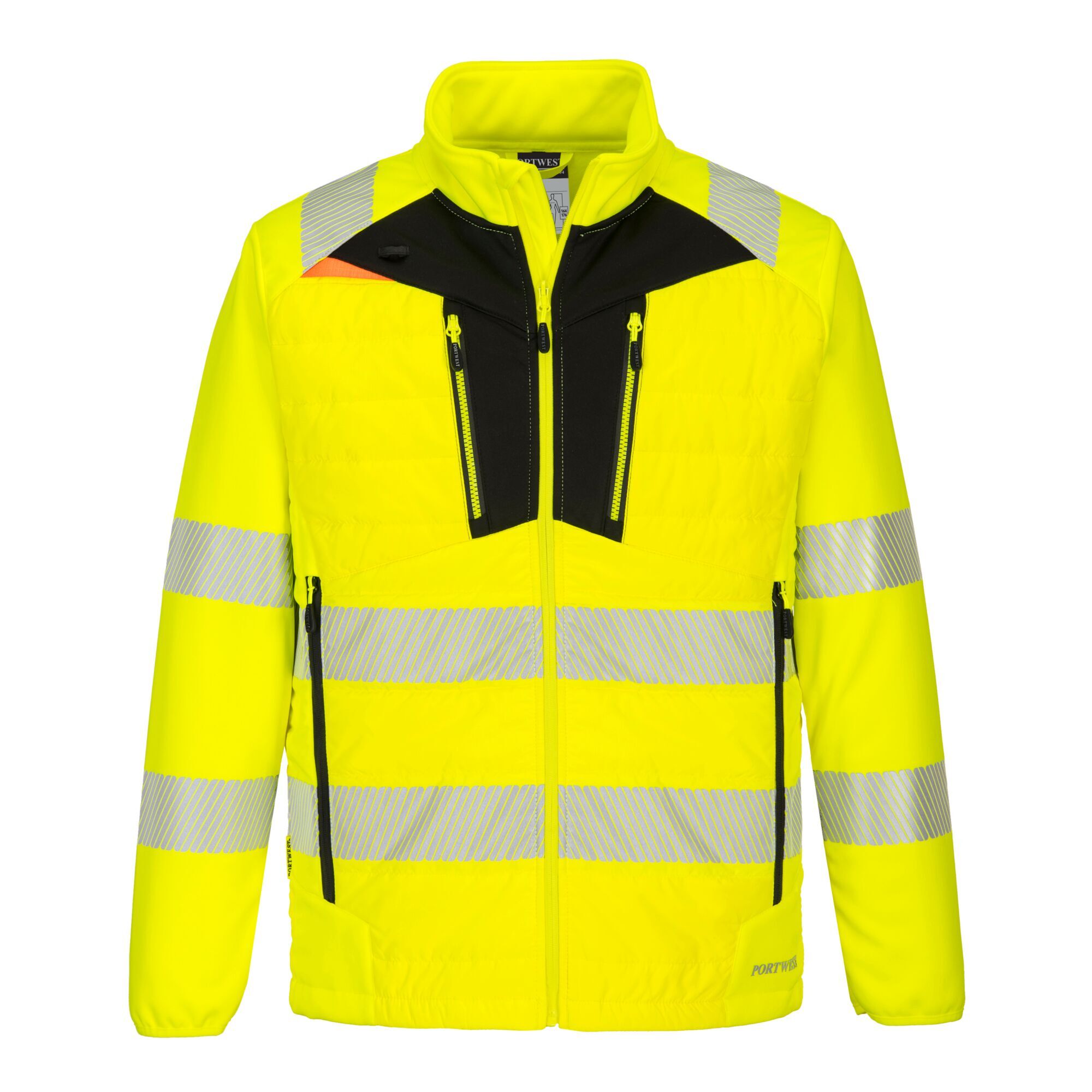 bb trading werbeartikel ag - Portwest Herren Hybridjacke EN ISO 20471 Klasse 2