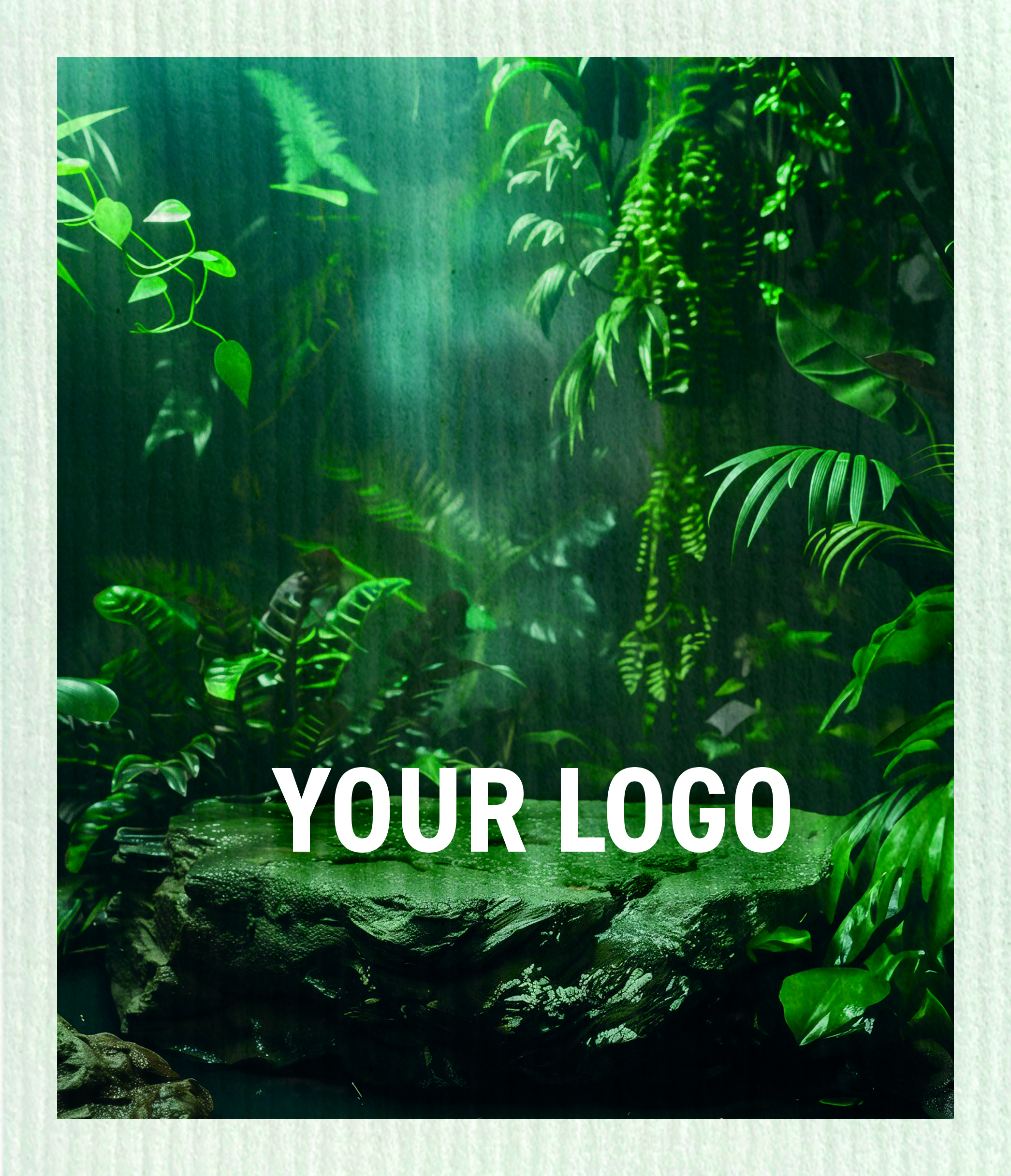 bb trading werbeartikel ag - Putzlappen aus Holzfasern/Baumwolle mit Digitaldruck Made in EU