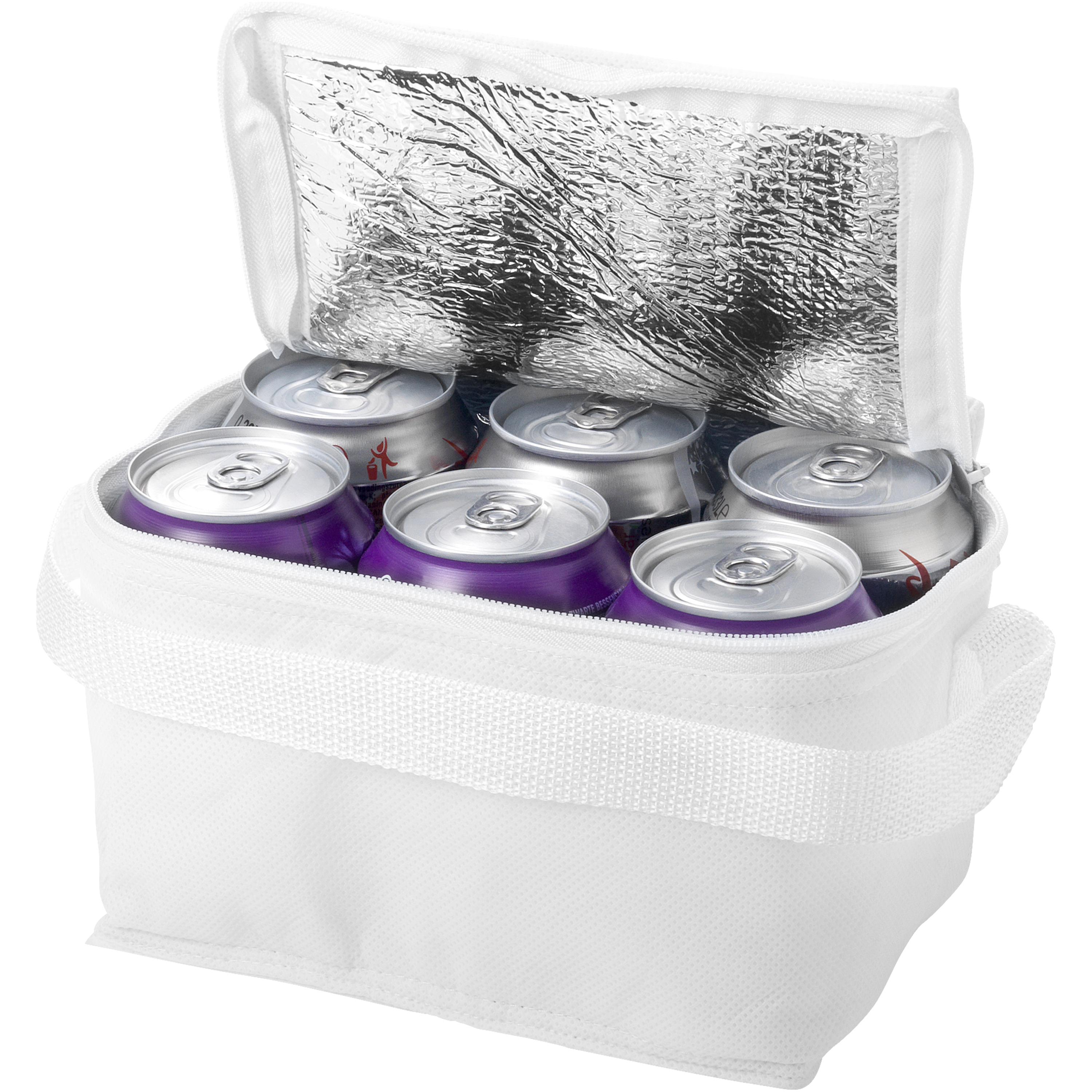 bb trading werbeartikel ag - Cooler bag made of non-woven PP 80 g/m² 4 l for 6 cans