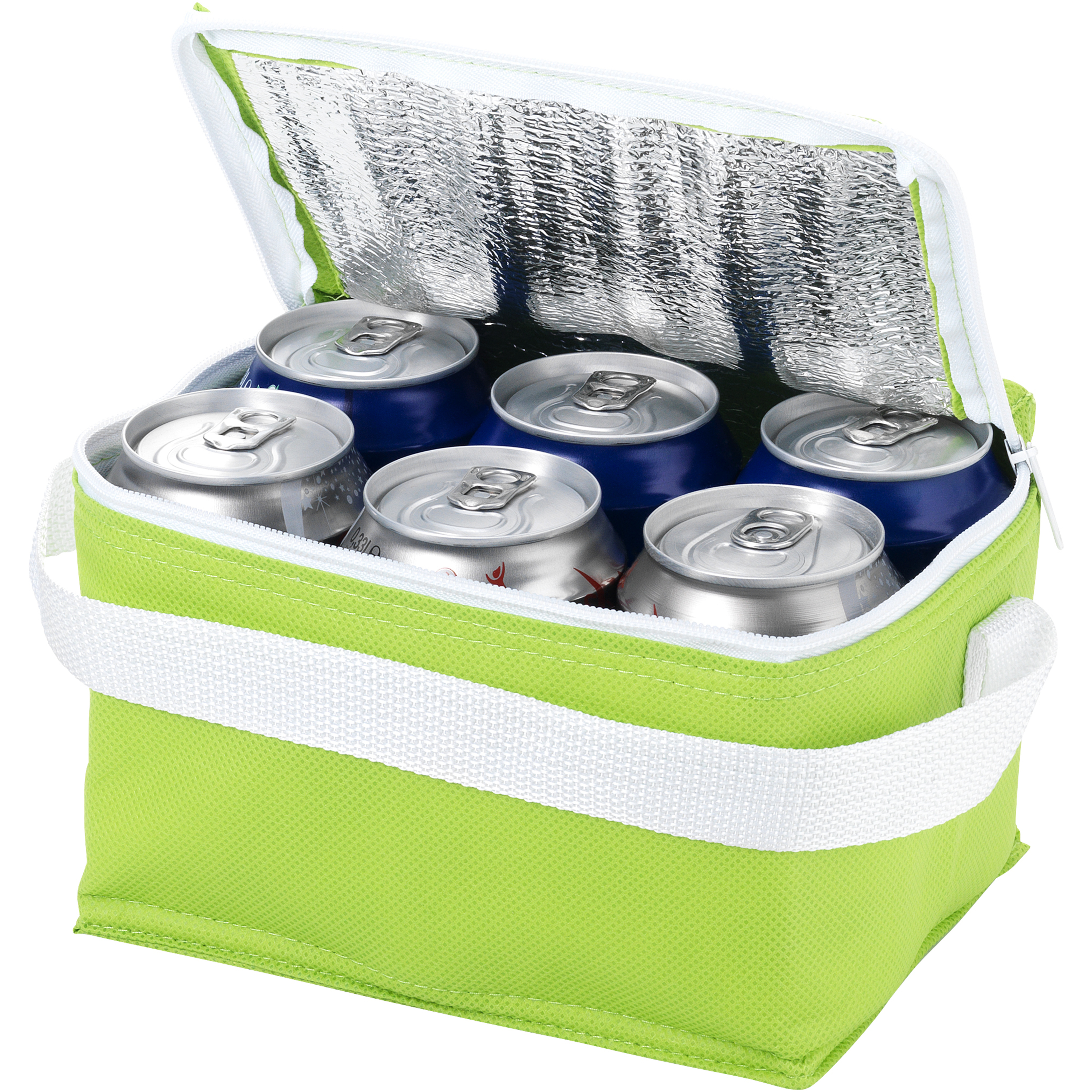 bb trading werbeartikel ag - Cooler bag made of non-woven PP 80 g/m² 4 l for 6 cans