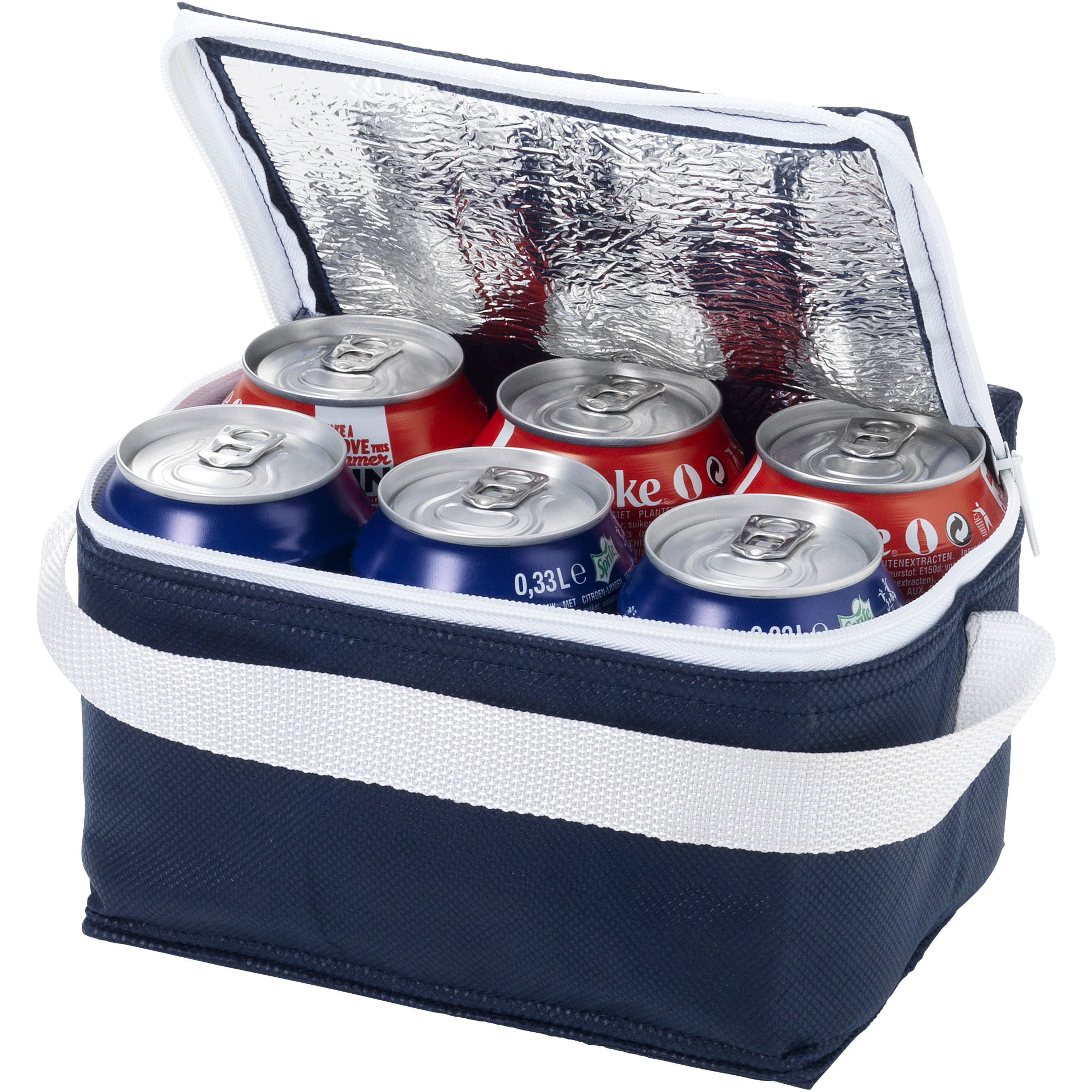 bb trading werbeartikel ag - Kühltasche aus Non Woven-PP 80 g/m² 4 l für 6 Dosen