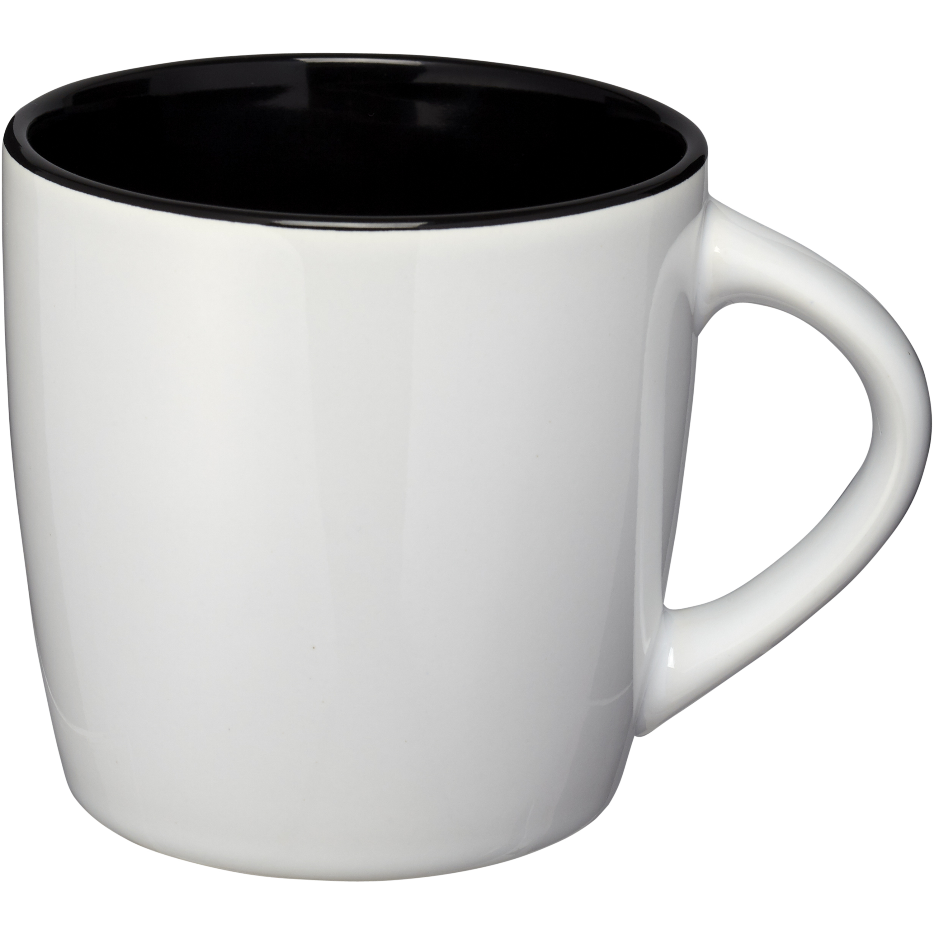 bb trading werbeartikel ag - Tasse en céramique 340 ml avec intérieur coloré