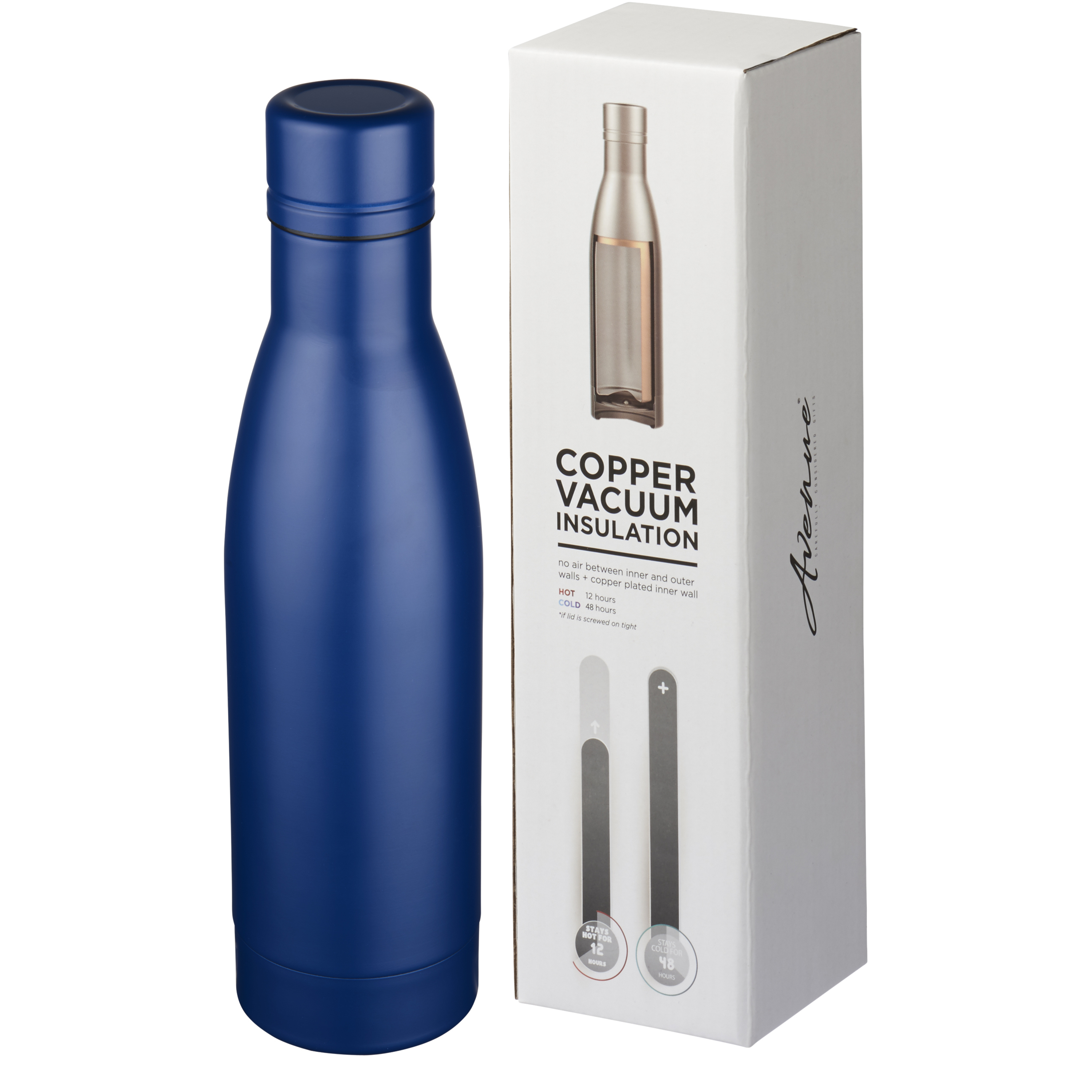 bb trading werbeartikel ag - Vacuum flask made of stainless steel 0.5 l vacuum-insulated