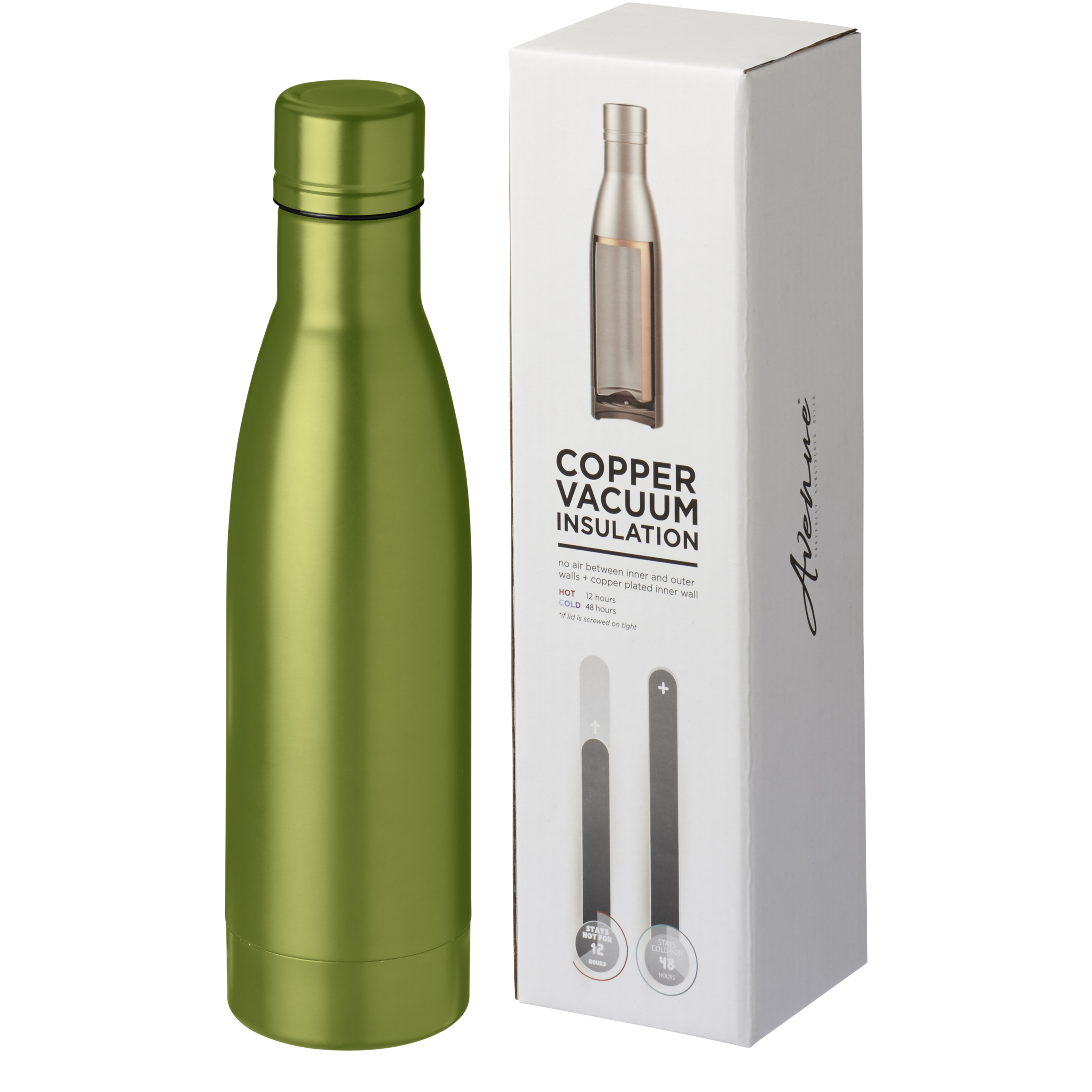 bb trading werbeartikel ag - Vacuum flask made of stainless steel 0.5 l vacuum-insulated