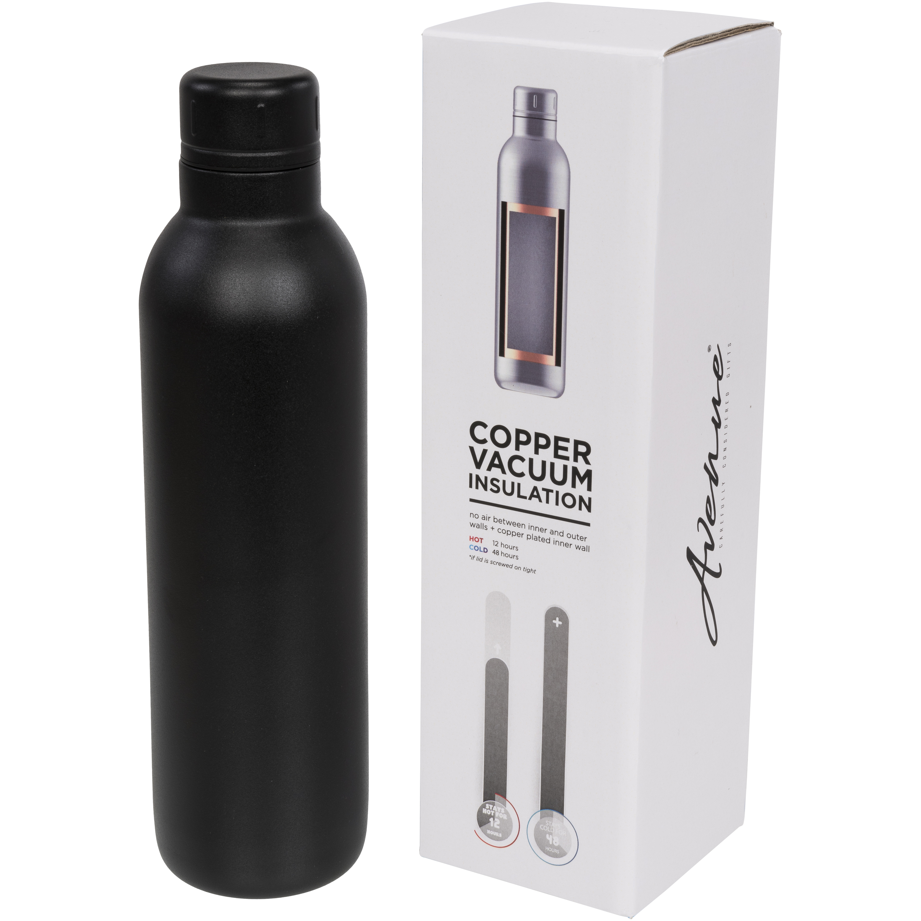 bb trading werbeartikel ag - Isolierflasche aus Edelstahl 0,51 l mit Kupfervakuumisierung