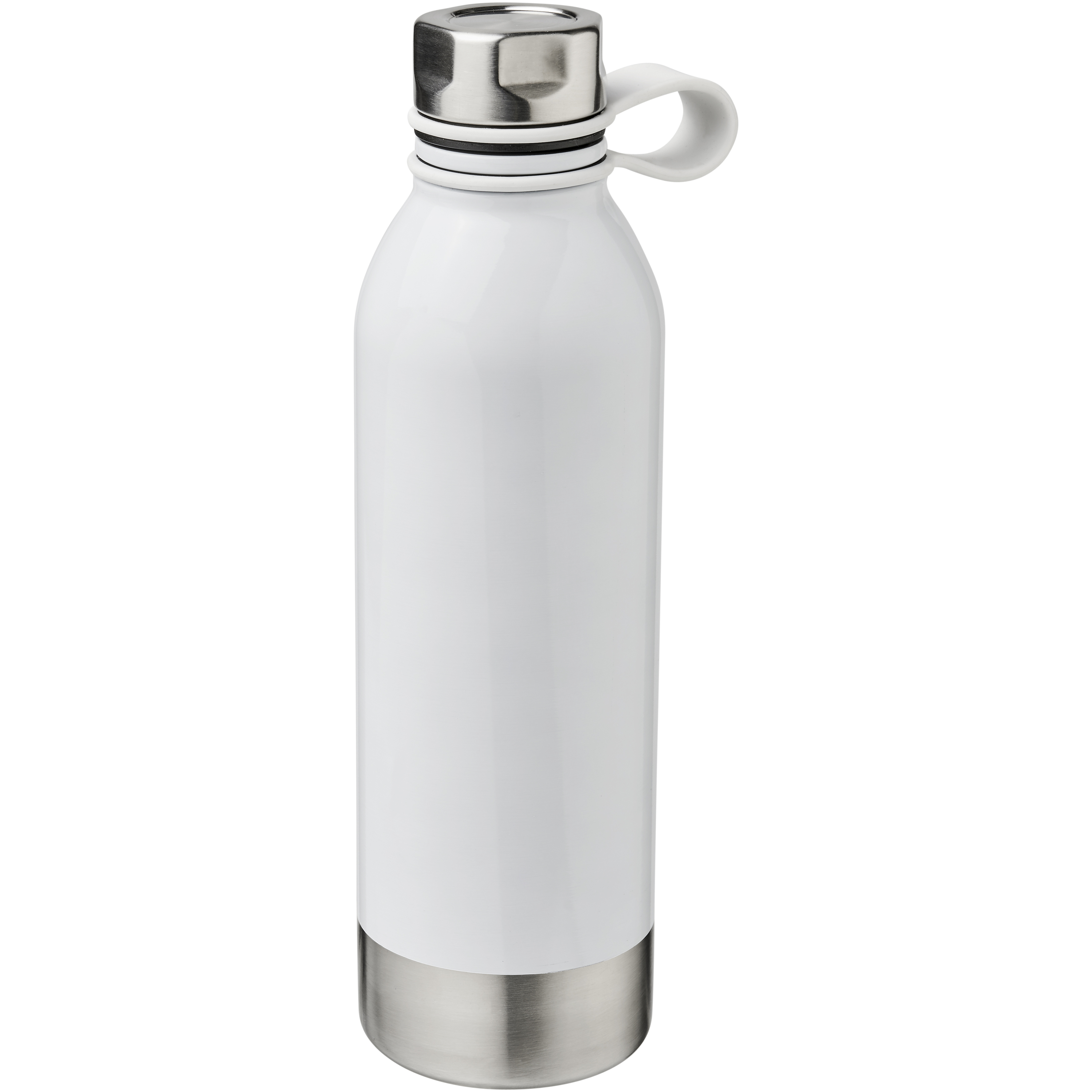 bb trading werbeartikel ag - Stainless steel drinking bottle 0.74 l with silicone hand loop