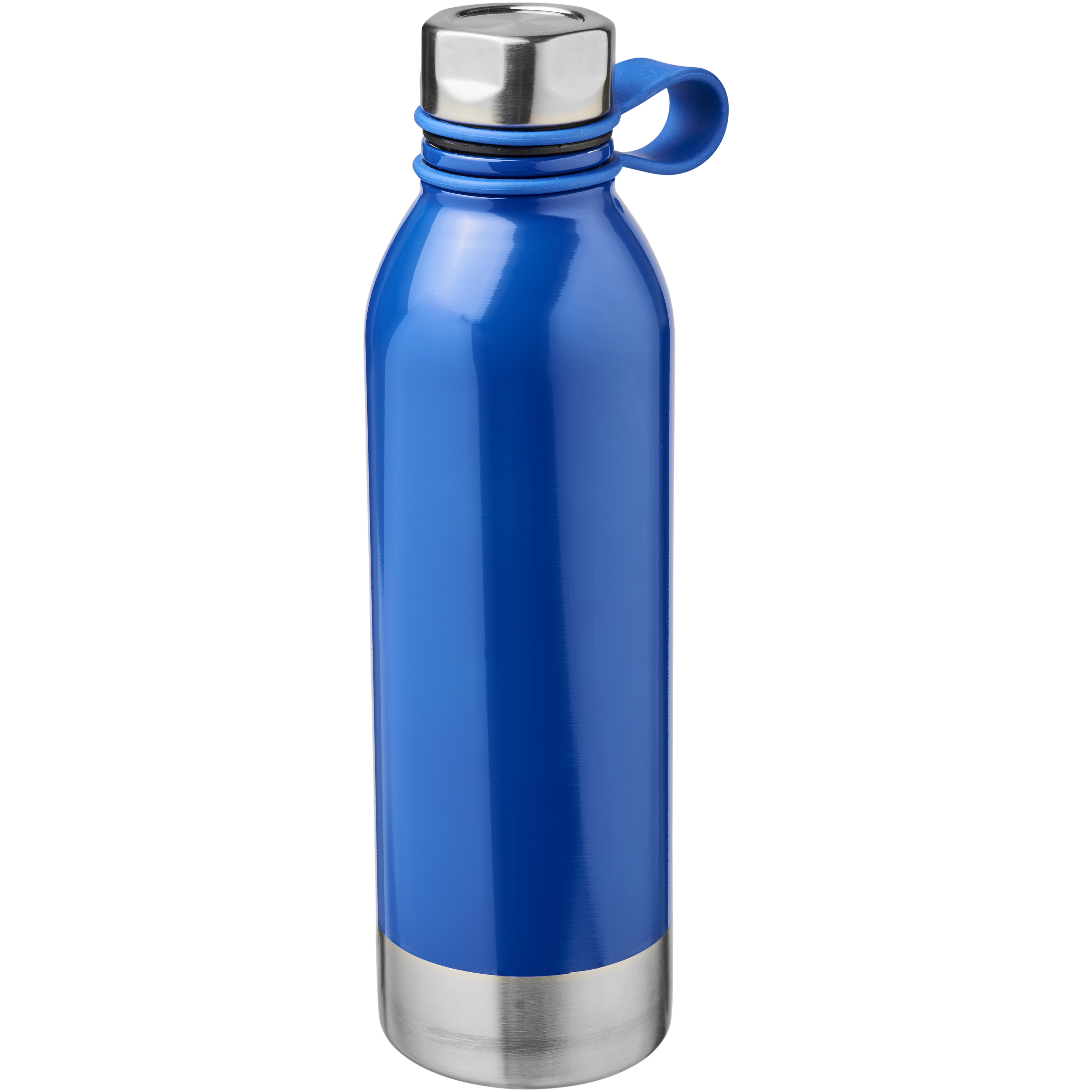 bb trading werbeartikel ag - Stainless steel drinking bottle 0.74 l with silicone hand loop