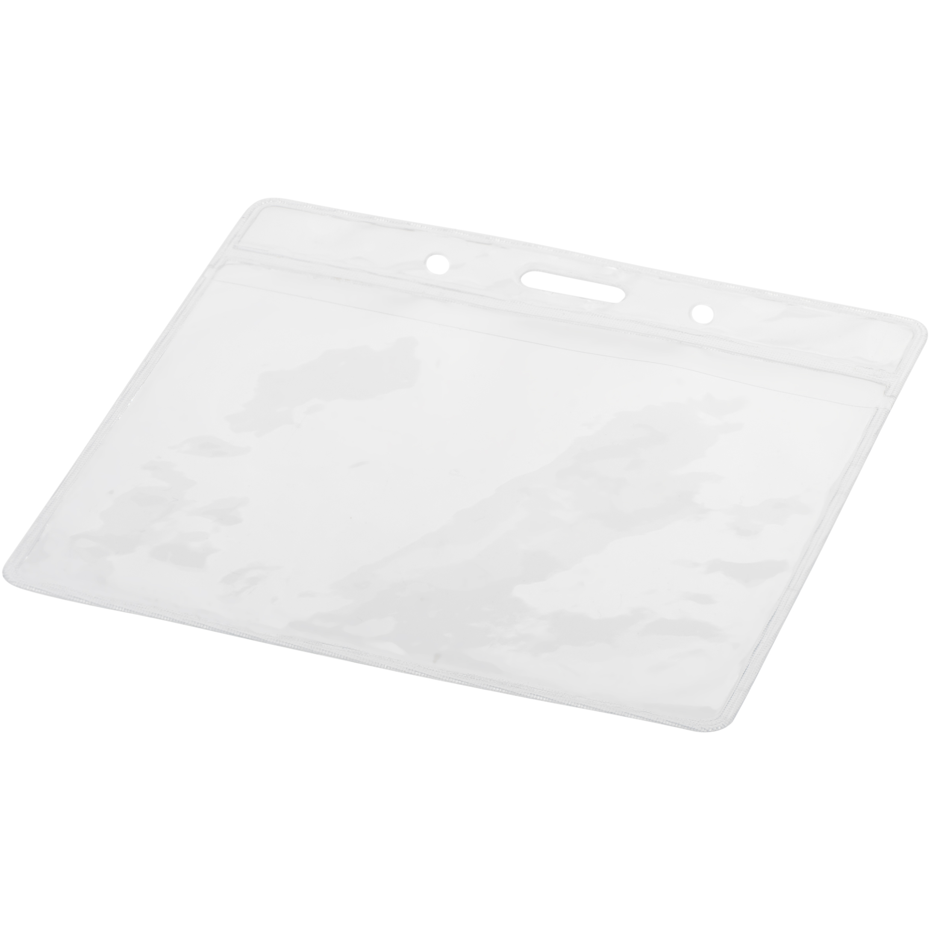 bb trading werbeartikel ag - Plastic badge holder 10 x 8.8 cm transparent
