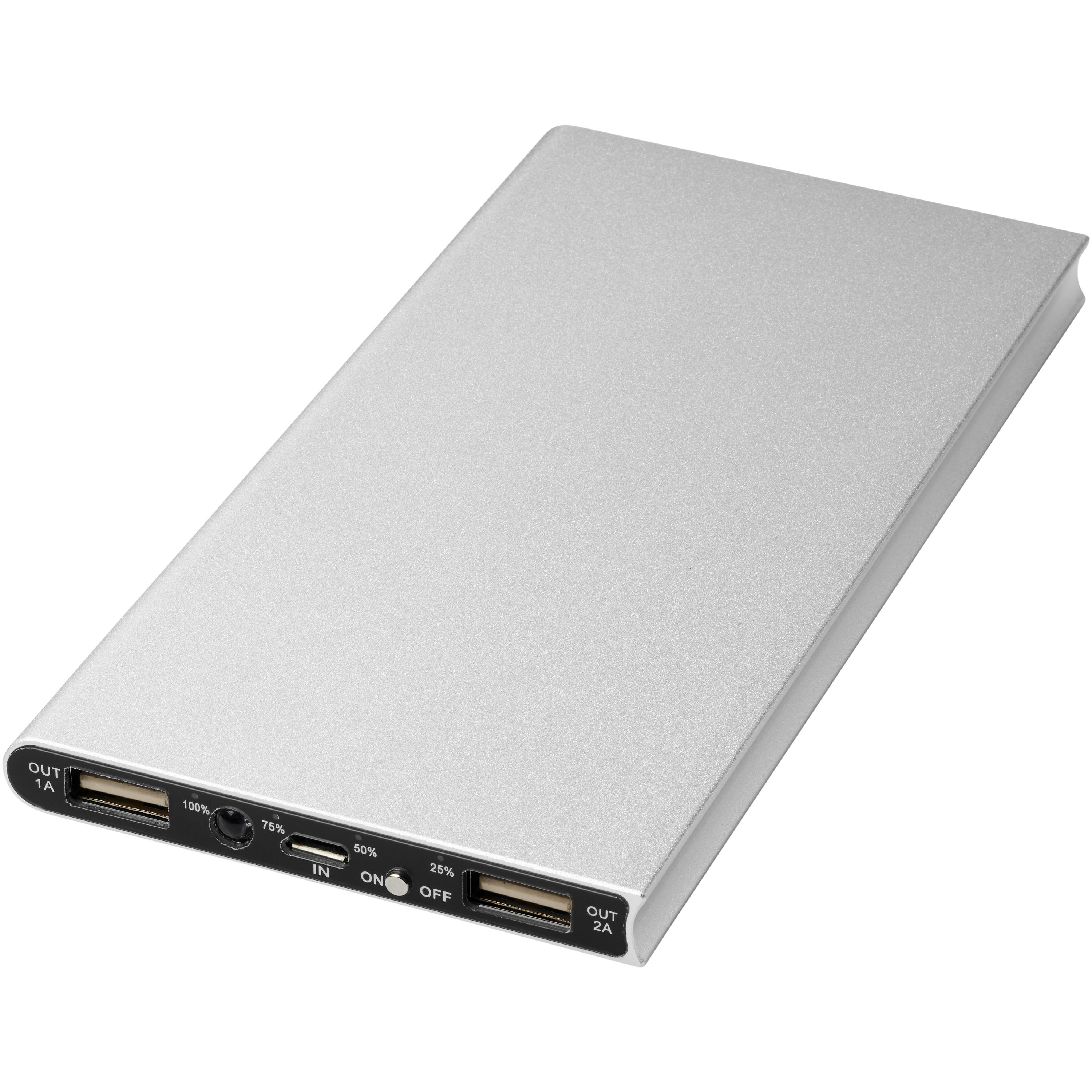 bb trading werbeartikel ag - Banque de puissance USB en aluminium 8'000 mAh