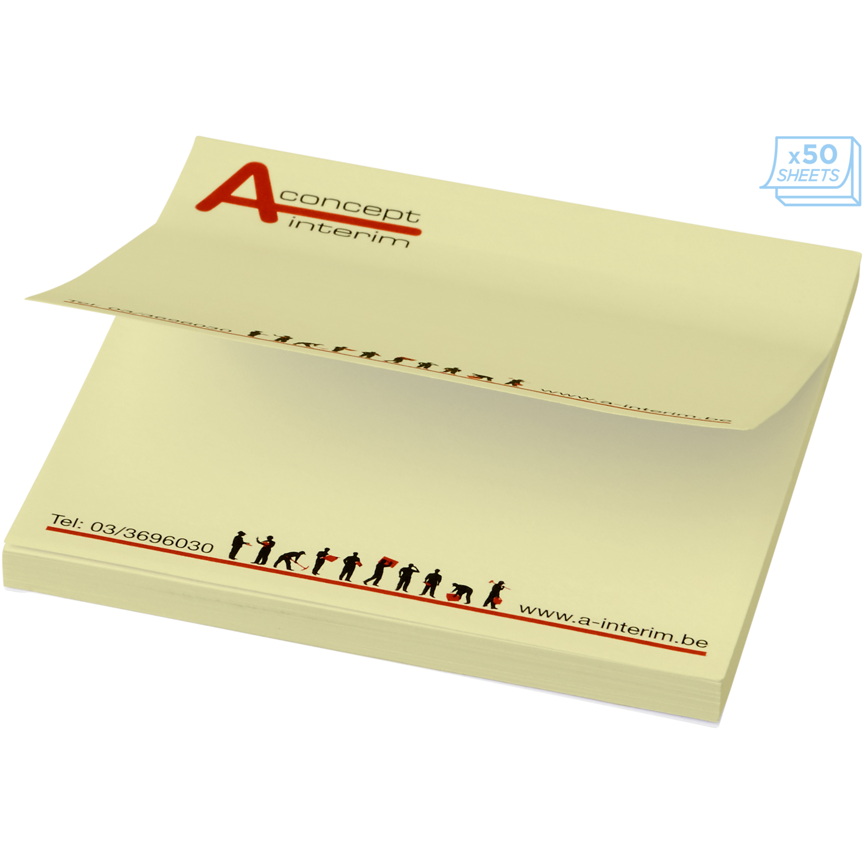 bb trading werbeartikel ag - Haftnotizen aus FSC-Papier  7,5 x 7,5 cm 25, 50 oder 100 Blatt