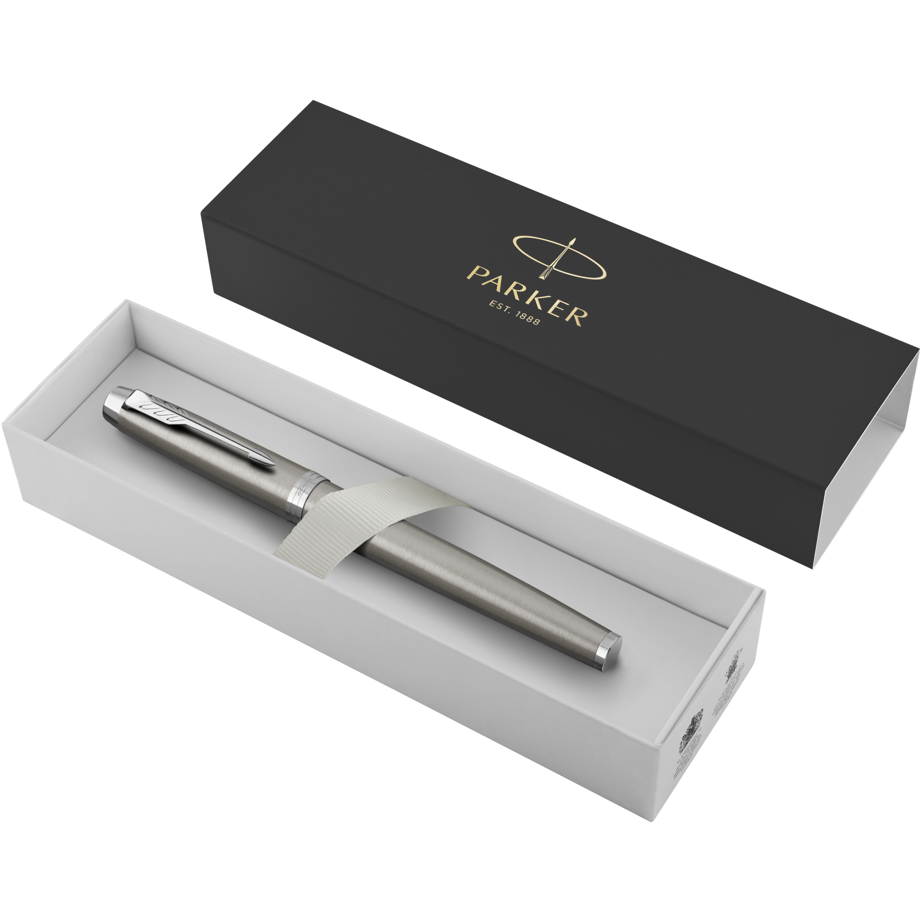 bb trading werbeartikel ag - Parker IM rollerball pen made of brass refill black writing in box