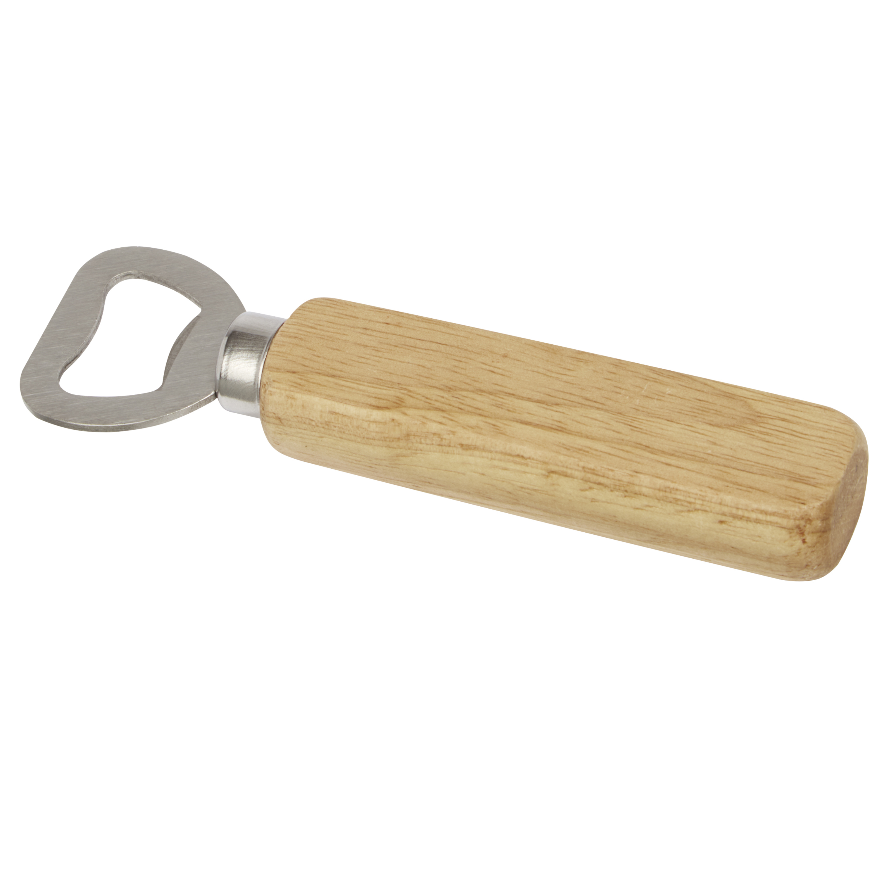 bb trading werbeartikel ag - Ouvre-bouteilles en bois/acier inoxydable 13,9 x 3,9 cm gravé