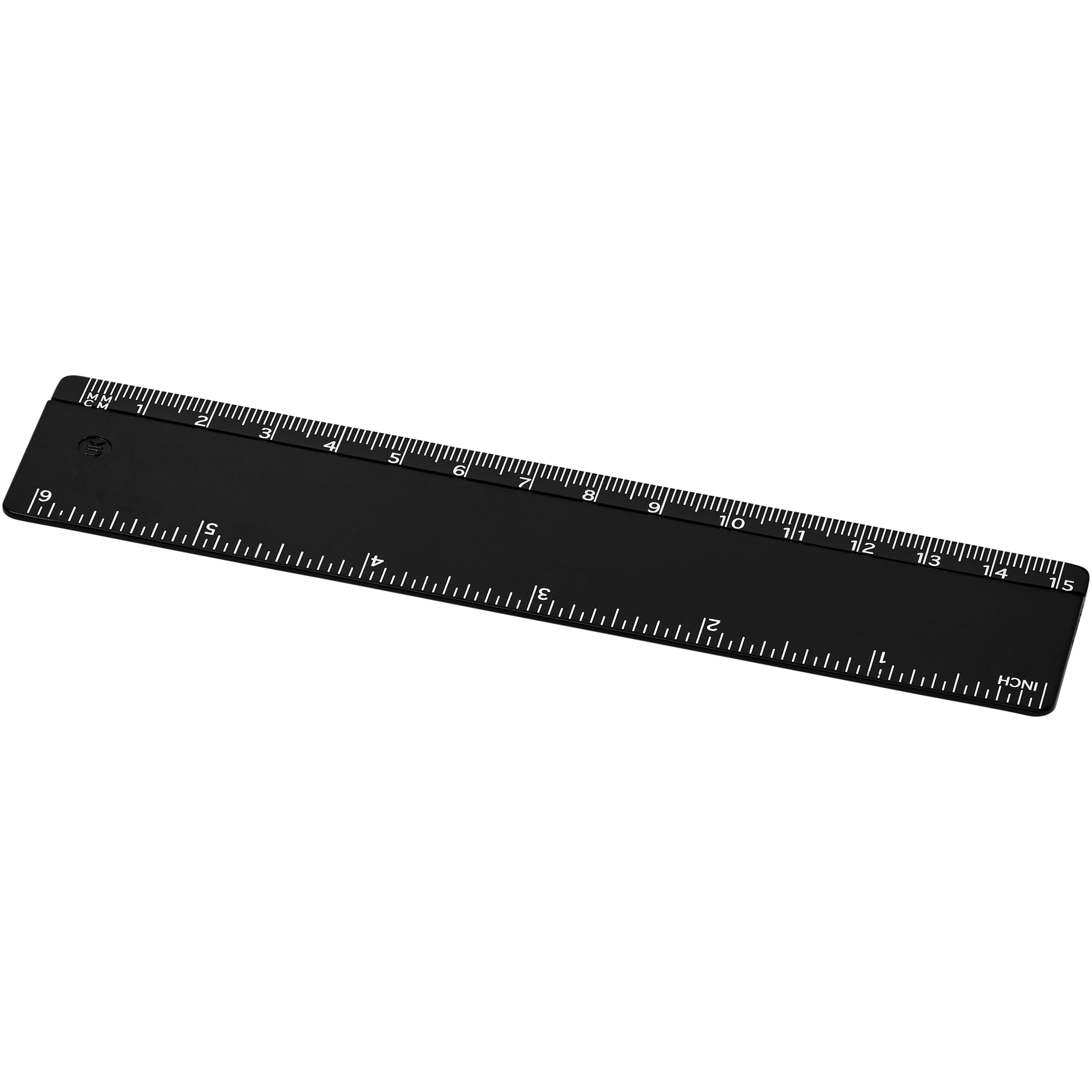 bb trading werbeartikel ag - Ruler made from recycled plastic with scale up to 15 cm