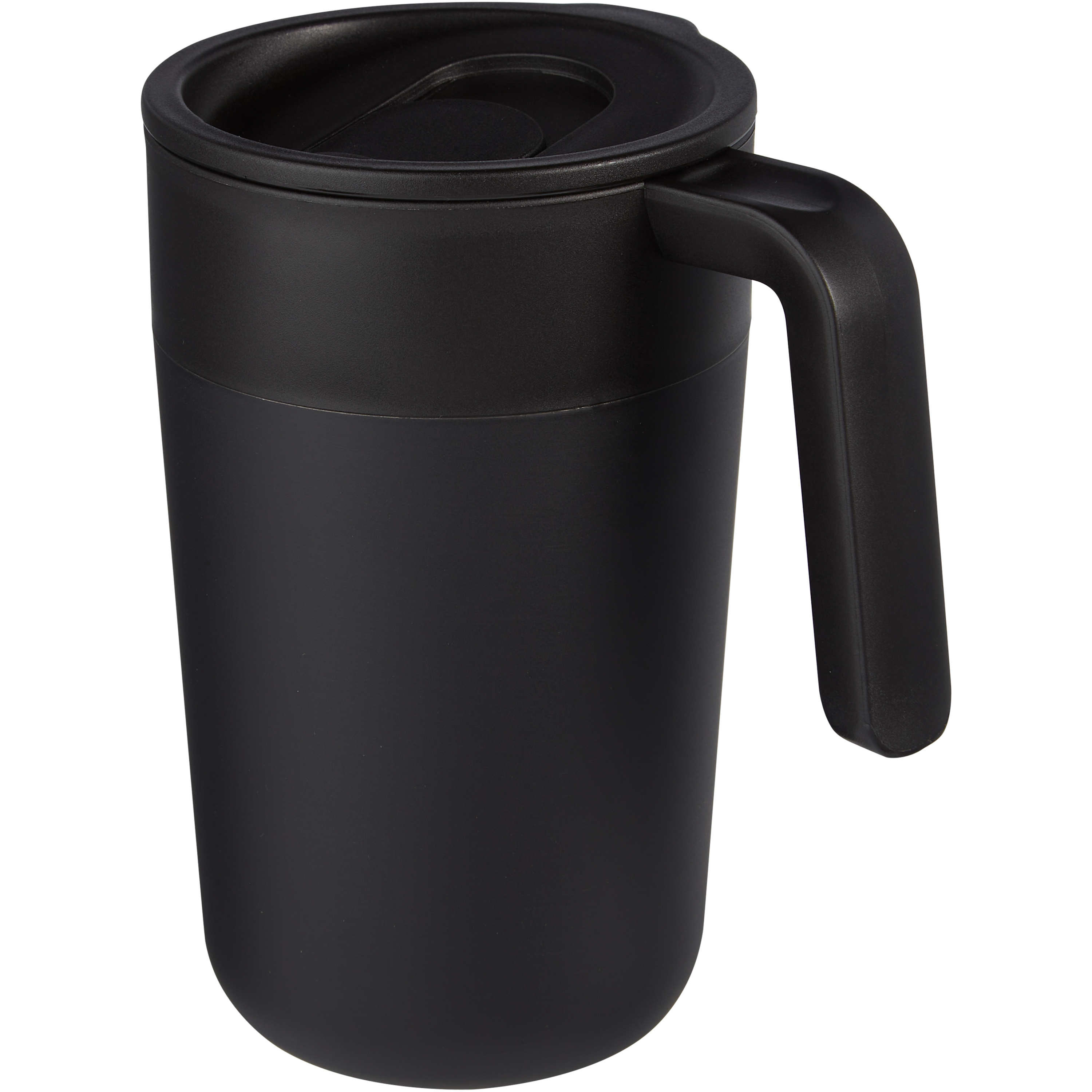 bb trading werbeartikel ag - Tasse isotherme en plastique recyclé/inox 400 ml double paroi