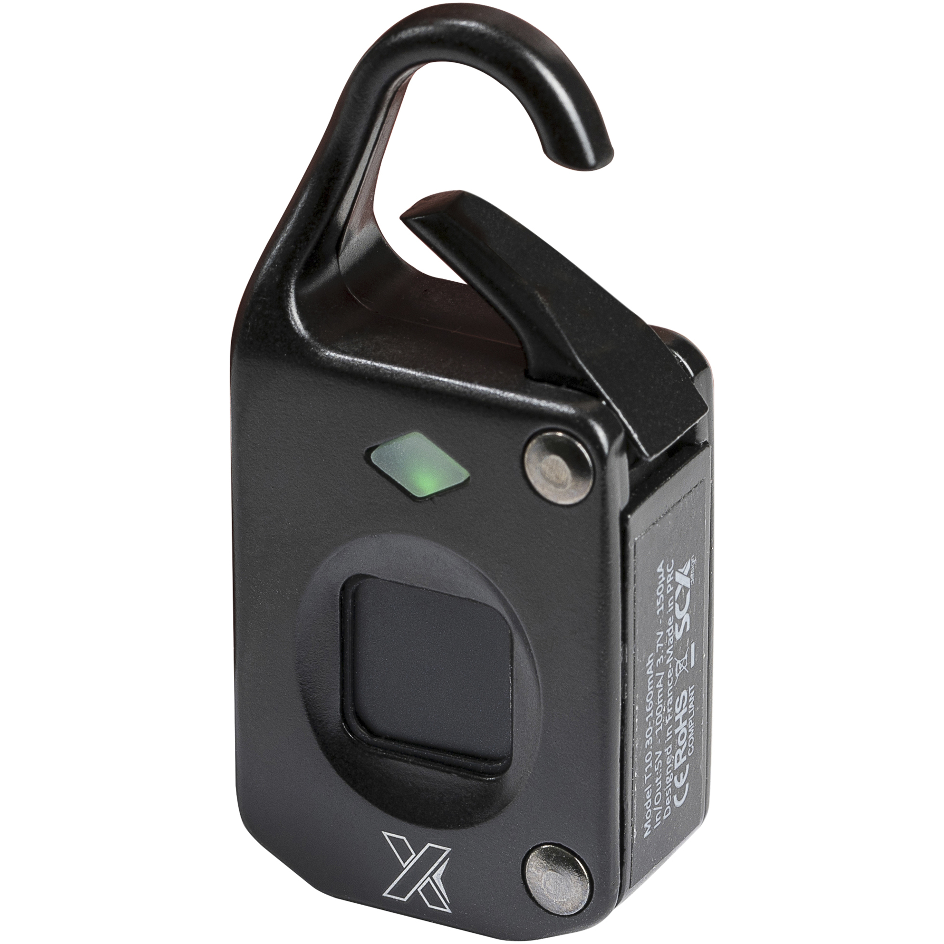 bb trading werbeartikel ag - SCX.design Serrure à valise USB avec empreinte digitale