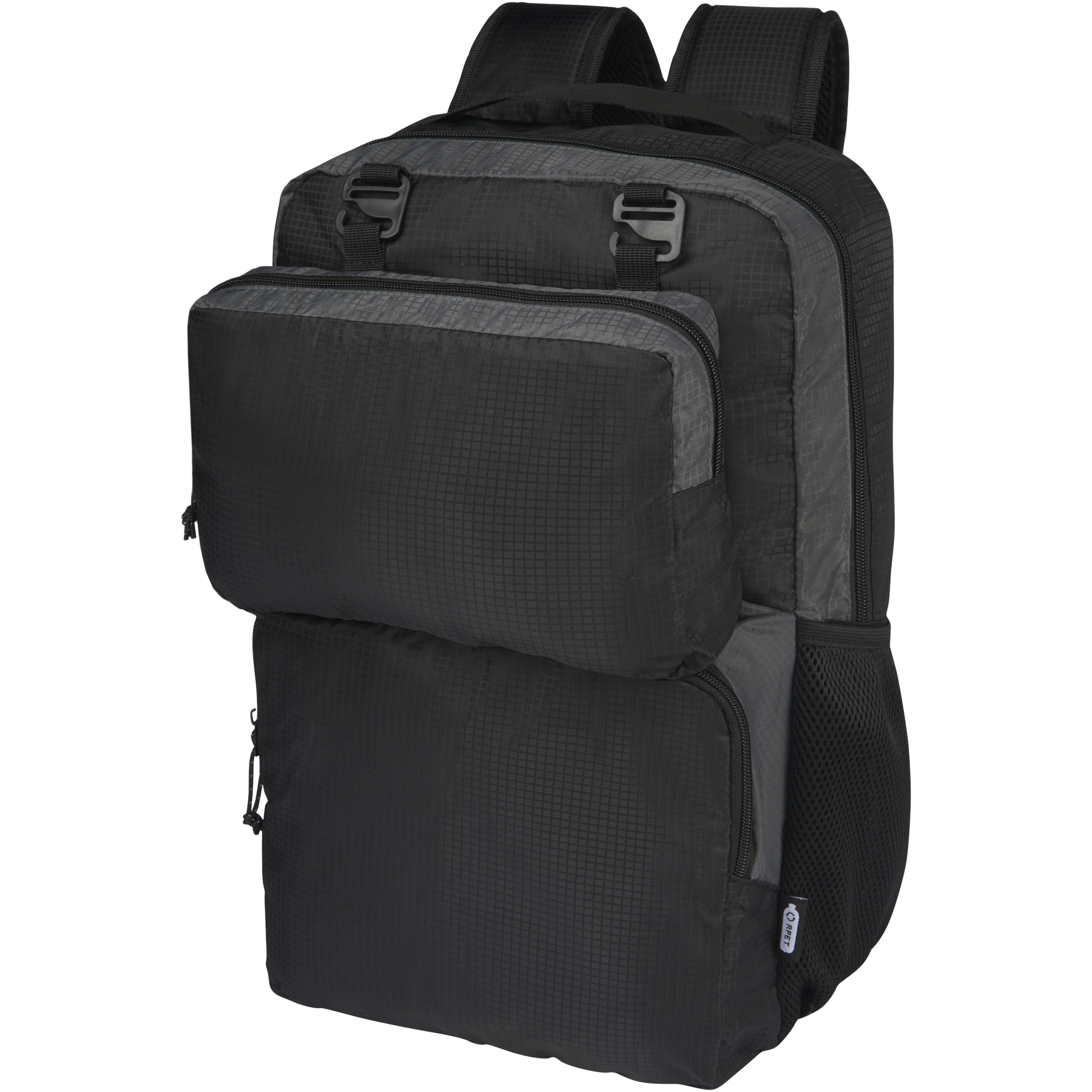 bb trading werbeartikel ag - Backpack made from recycled polyester ripstop 600D 14 l