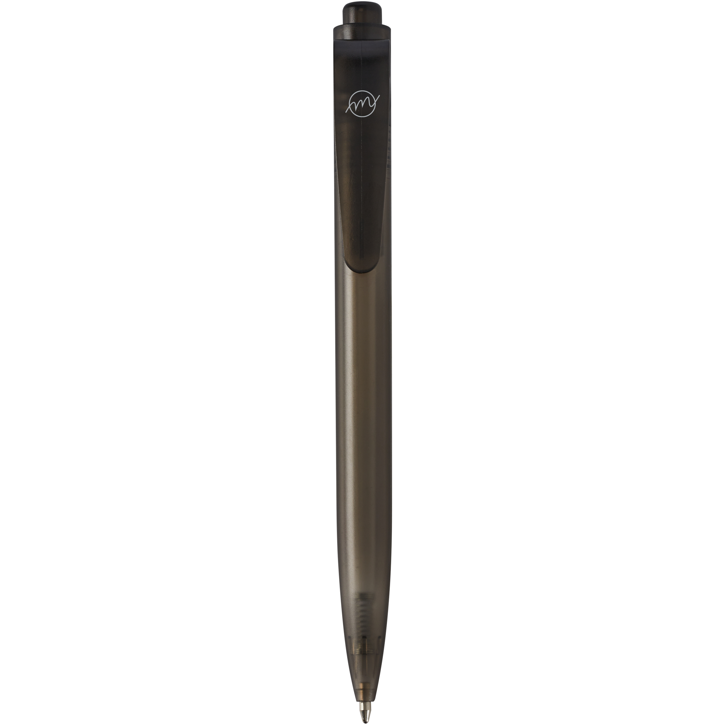 bb trading werbeartikel ag - Stylo à bille en plastique recyclé (Ocean Plastic) Mine écrivant noir