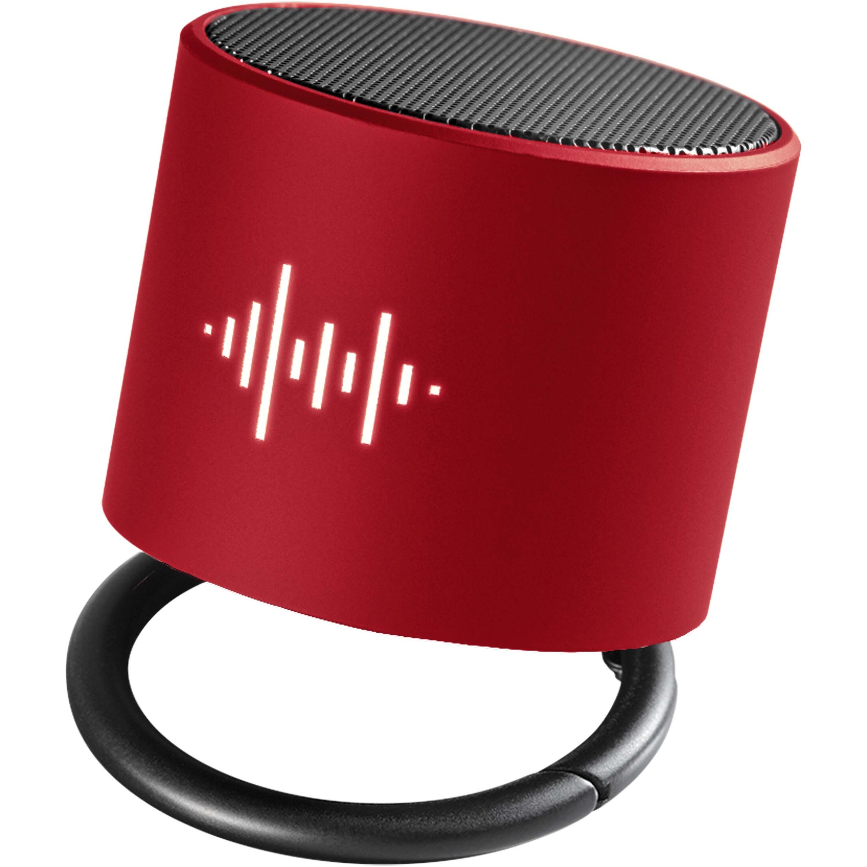 bb trading werbeartikel ag - SCX.design Wireless Ring-Lautsprecher 3W mit Leuchtlogo