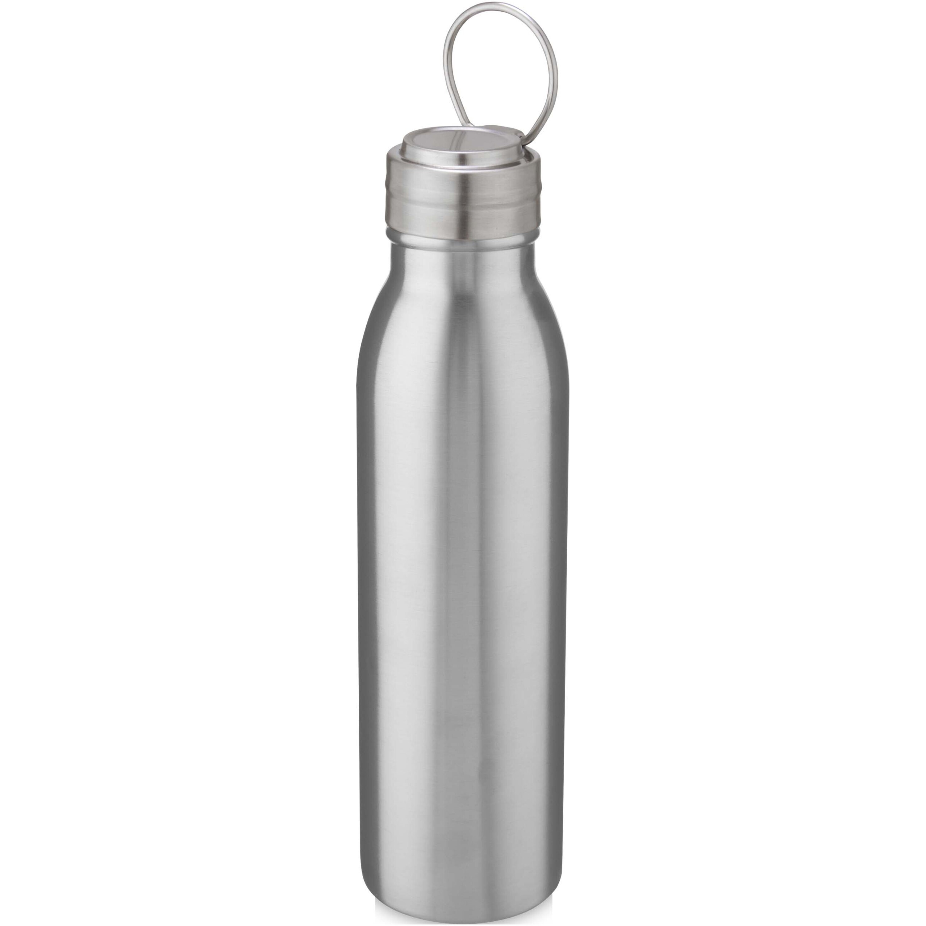 bb trading werbeartikel ag - Trinkflasche aus recyceltem Edelstahl 0,7 l mit Metallschlaufe