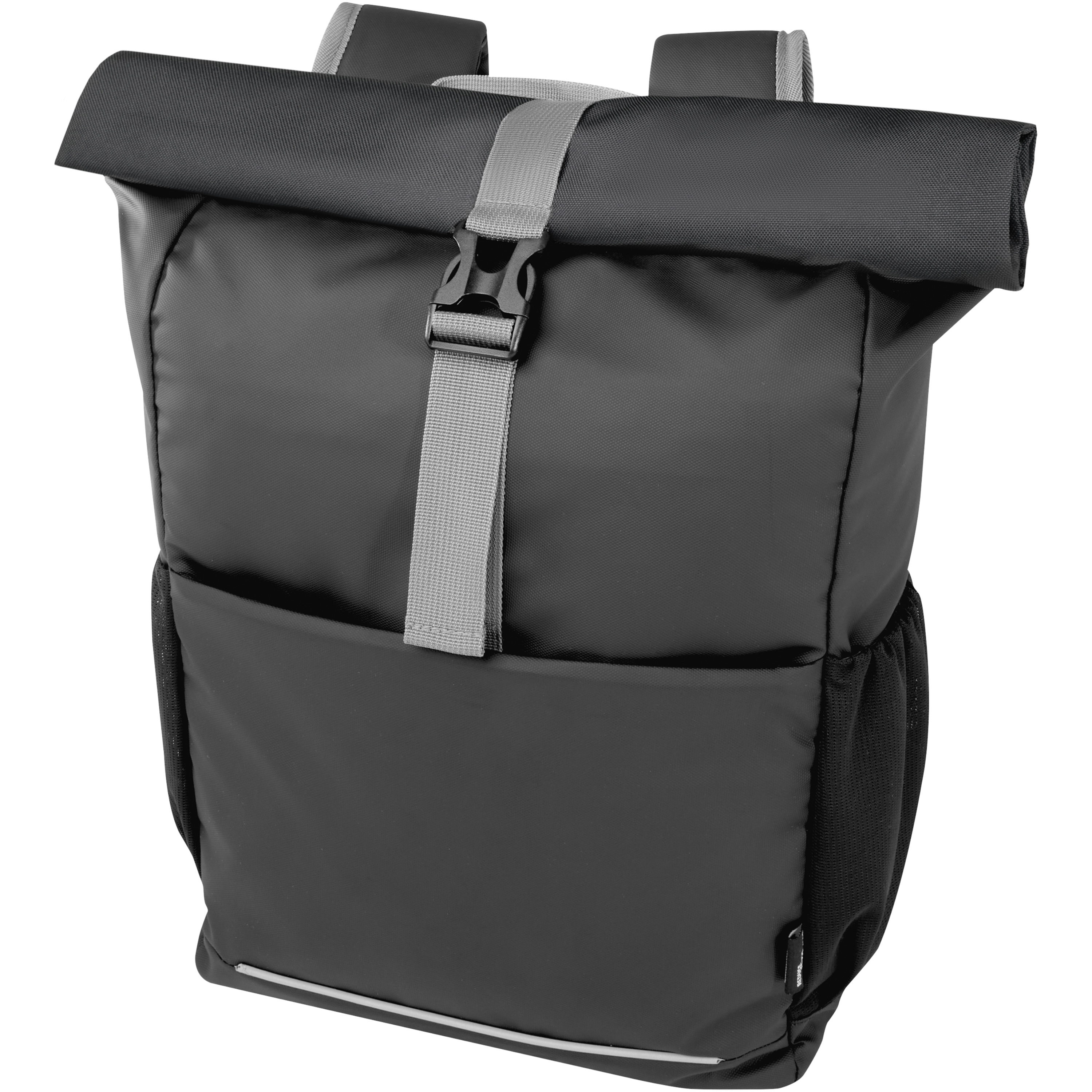 bb trading werbeartikel ag - Rolltop Rucksack/Fahrradtasche aus recyceltem Polyester mit Laptop-Fach