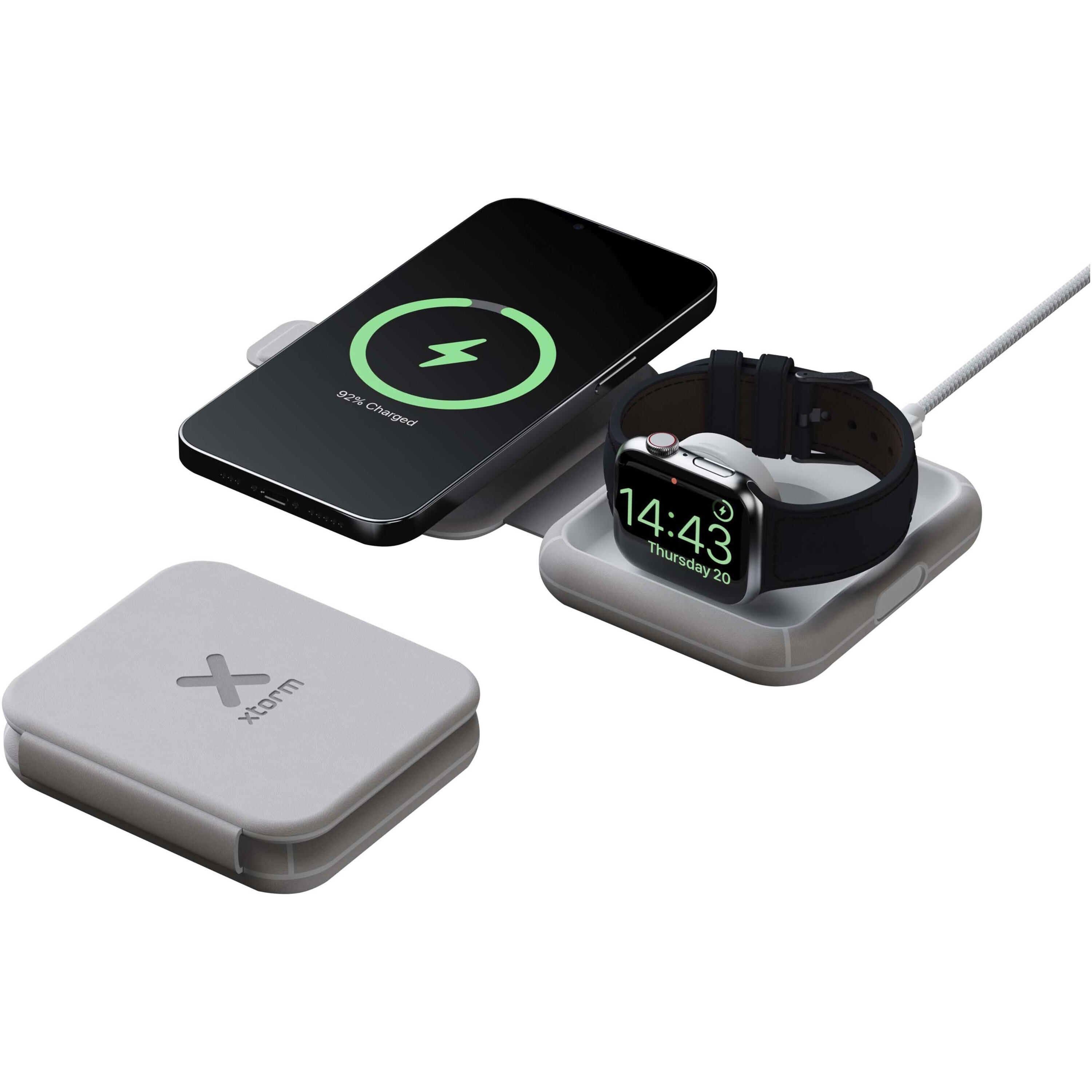 bb trading werbeartikel ag - MagSafe multifunktionales Wireless Ladegerät 2-in-1