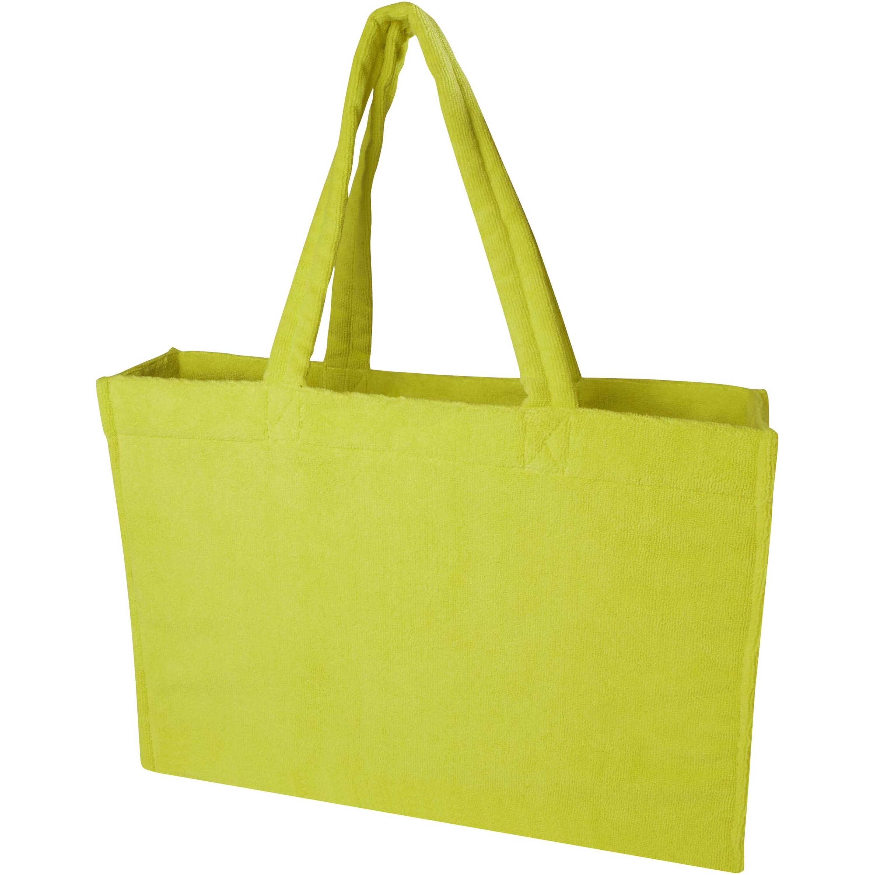 bb trading werbeartikel ag - Einkaufstasche/Strandtasche aus recyceltem Polyester-Frottee 13 l