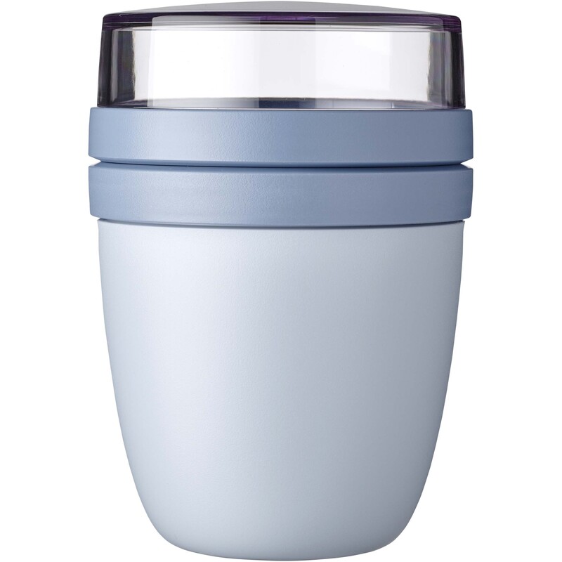 Mepal Ellipse Mini-Lunchpot aus PP-Kunststoff BPA-frei 300 ml/120 ml mit Logo bedrucken