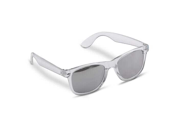 bb trading werbeartikel ag - Sonnenbrille aus Polycarbonat mit UV400 Schutz und transparenten Rahmen