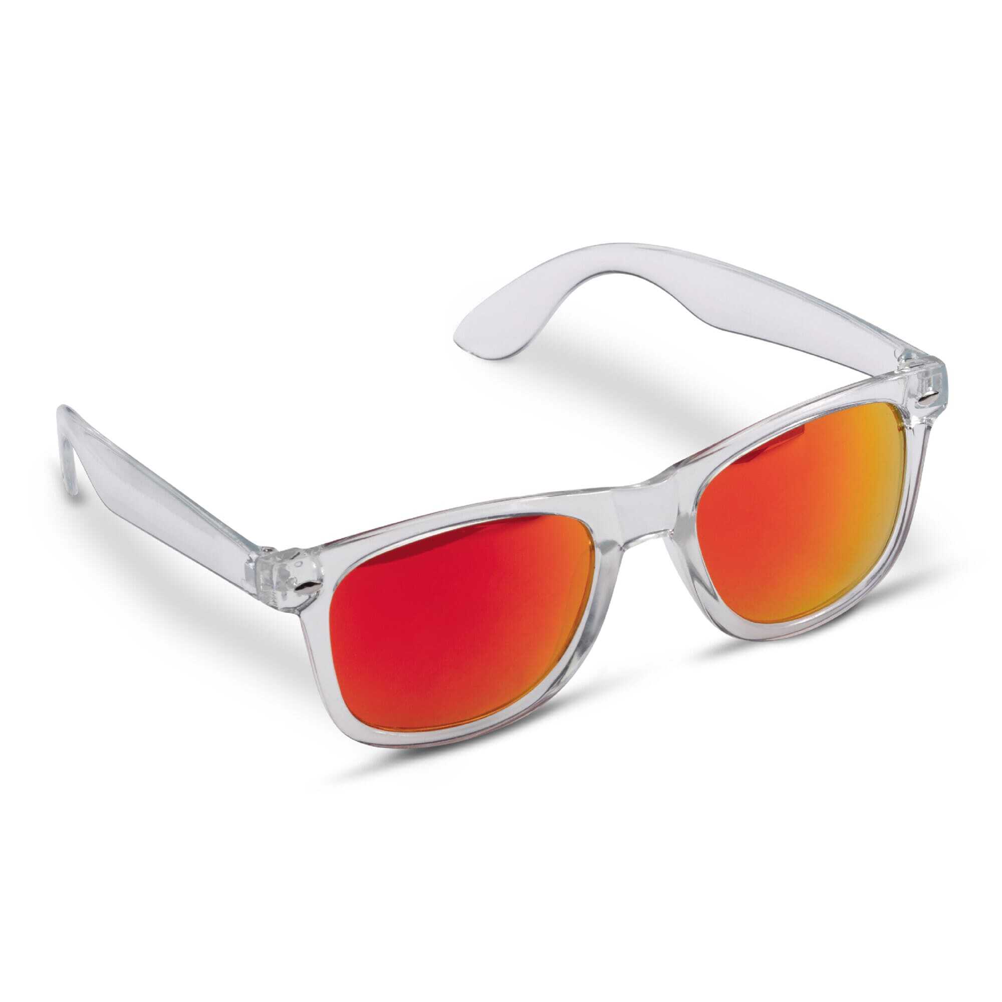 bb trading werbeartikel ag - Sonnenbrille aus Polycarbonat mit UV400 Schutz und transparenten Rahmen