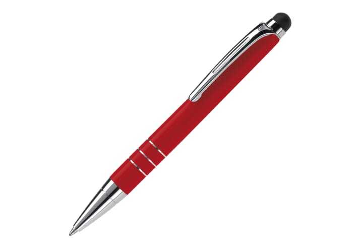 bb trading werbeartikel ag - Kugelschreiber/Touchpen aus Aluminium Mine blauschreibend