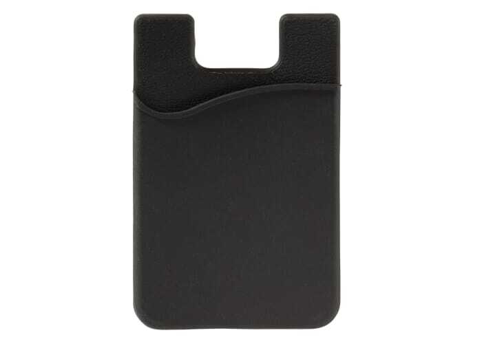 bb trading werbeartikel ag - Pochette pour smartphone en silicone avec autocollants 3M 5,5 x 8,5 cm